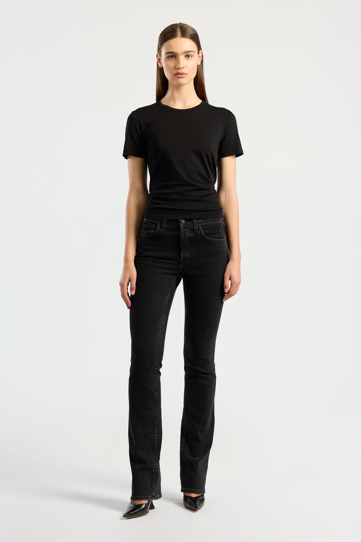Cotton Citizen Standard Tee Jet Black-T-Shirts-West of Woodward Boutique-Vancouver-Canada