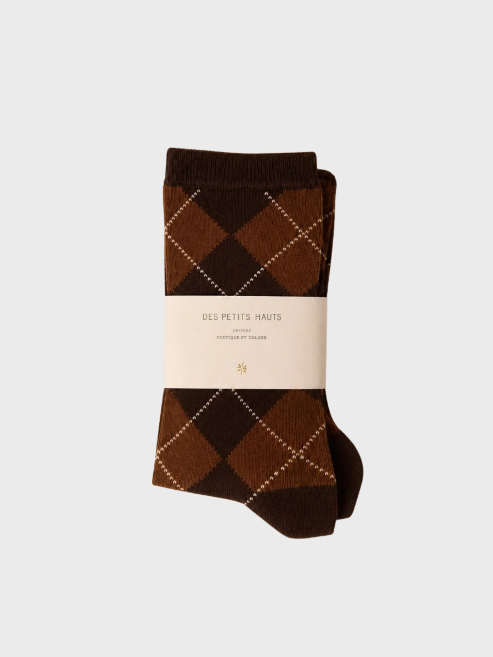Des Petits Hauts Othman Socks Chamois Ourson-Accessories-West of Woodward Boutique-Vancouver-Canada