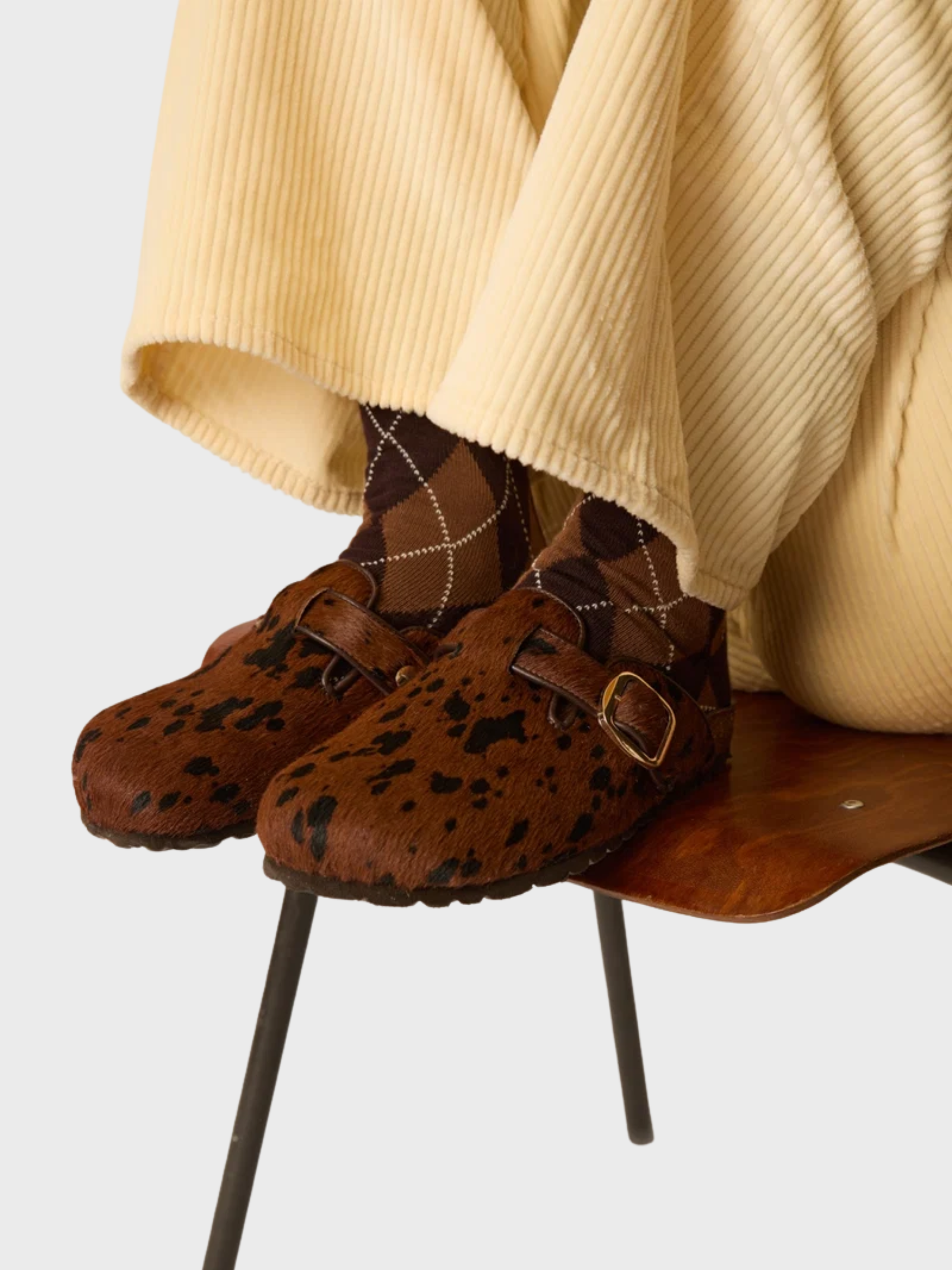 Des Petits Hauts Othman Socks Chamois Ourson-Accessories-West of Woodward Boutique-Vancouver-Canada