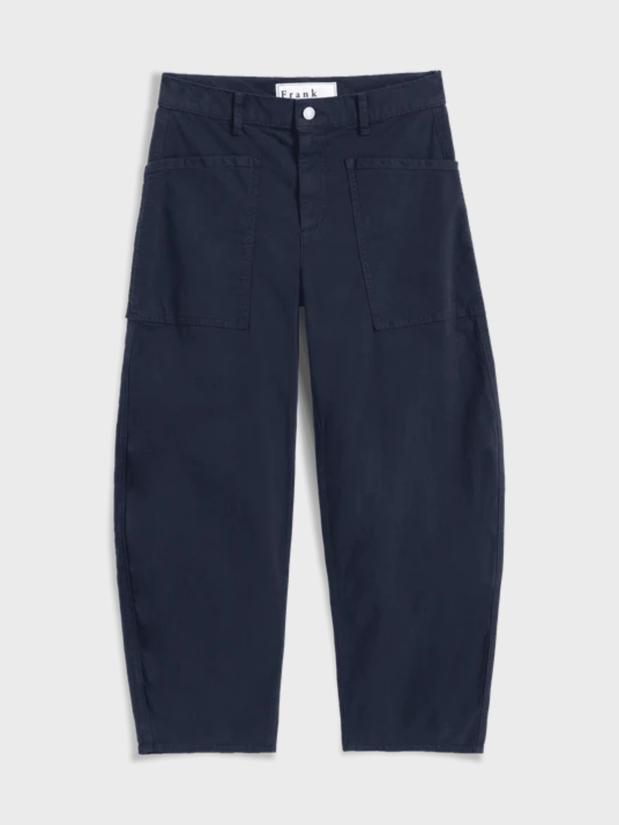 Frank & Eileen Bray Everyday Barrel Pant Classic Navy-Pants-West of Woodward Boutique-Vancouver-Canada