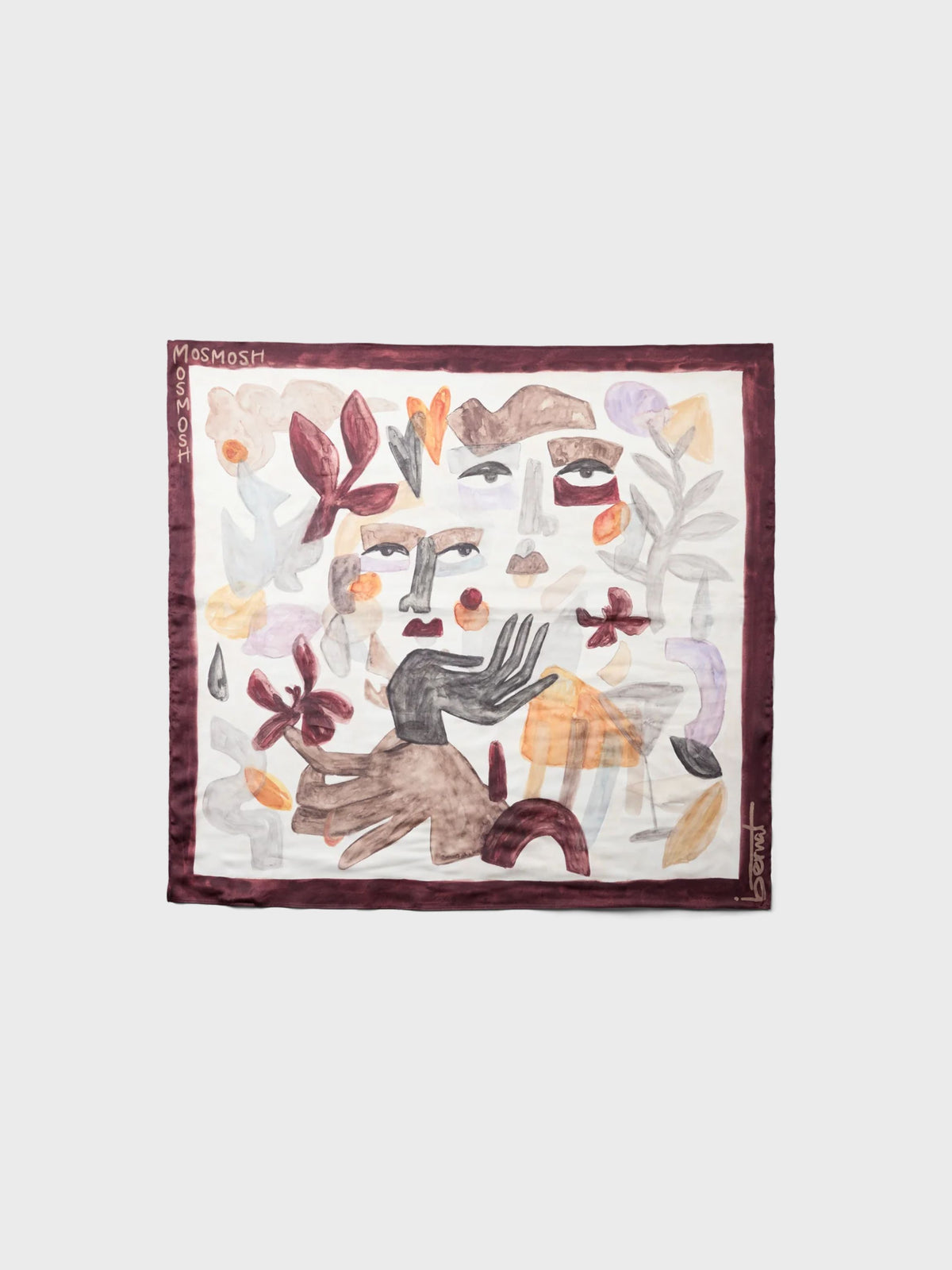 Mos Mosh Suzina Bernat Scarf Ecru-Accessories-West of Woodward Boutique-Vancouver-Canada