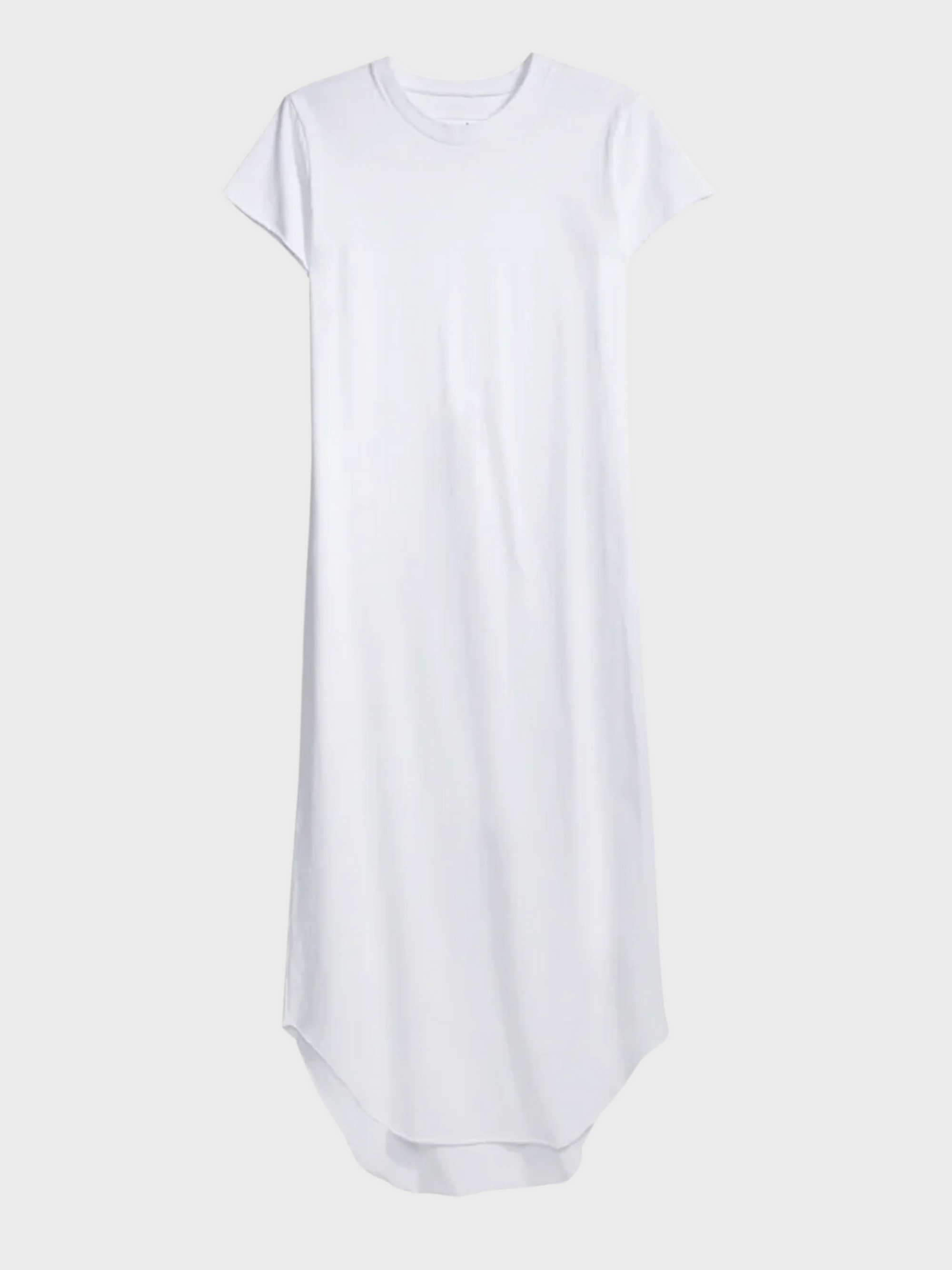 Frank & Eileen Harper Perfect Tee Maxi Dress- White-Dresses-West of Woodward Boutique-Vancouver-Canada