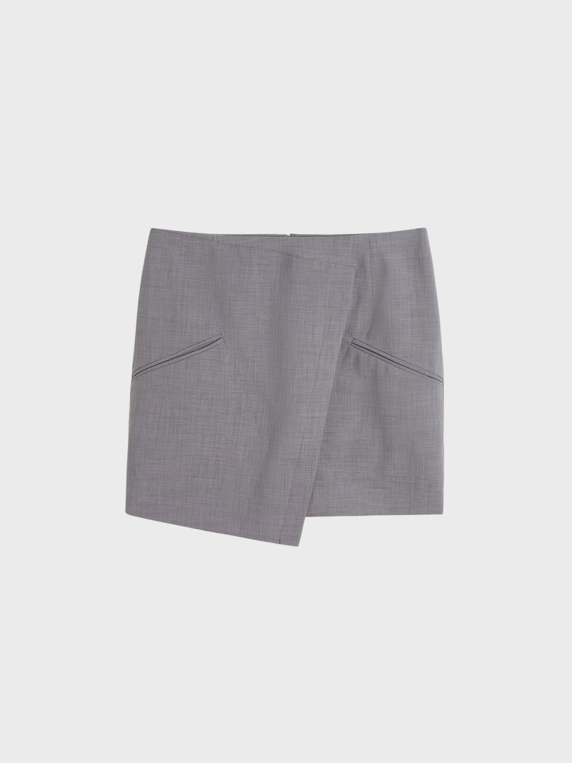 Herskind Carolina Skirt Light Grey-Dresses-West of Woodward Boutique-Vancouver-Canada