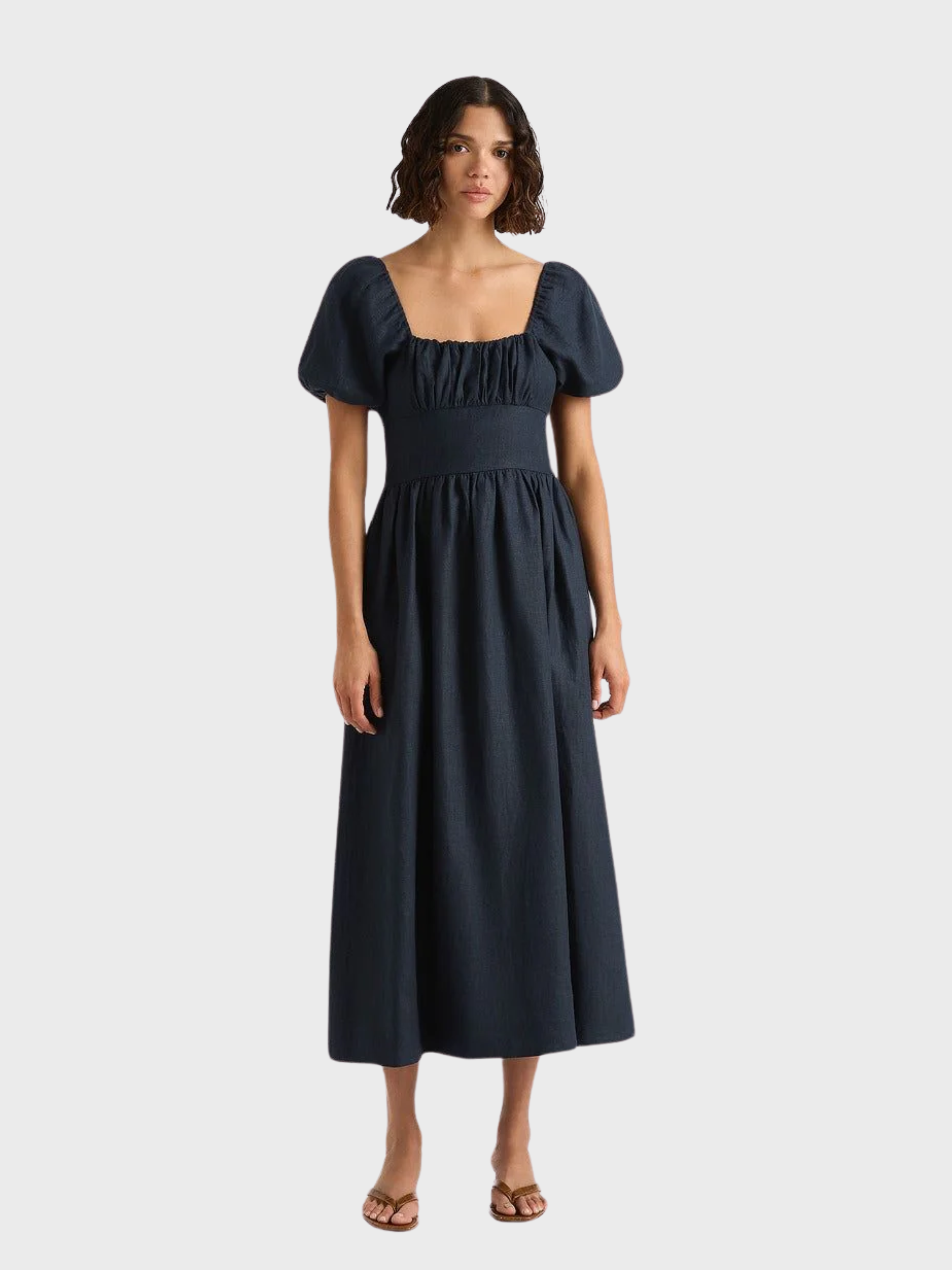 uhr ウーア　flower printed long dressワンピース MURRAL Framed flower dress 20AW 限定色（MURRAL（ミューラル