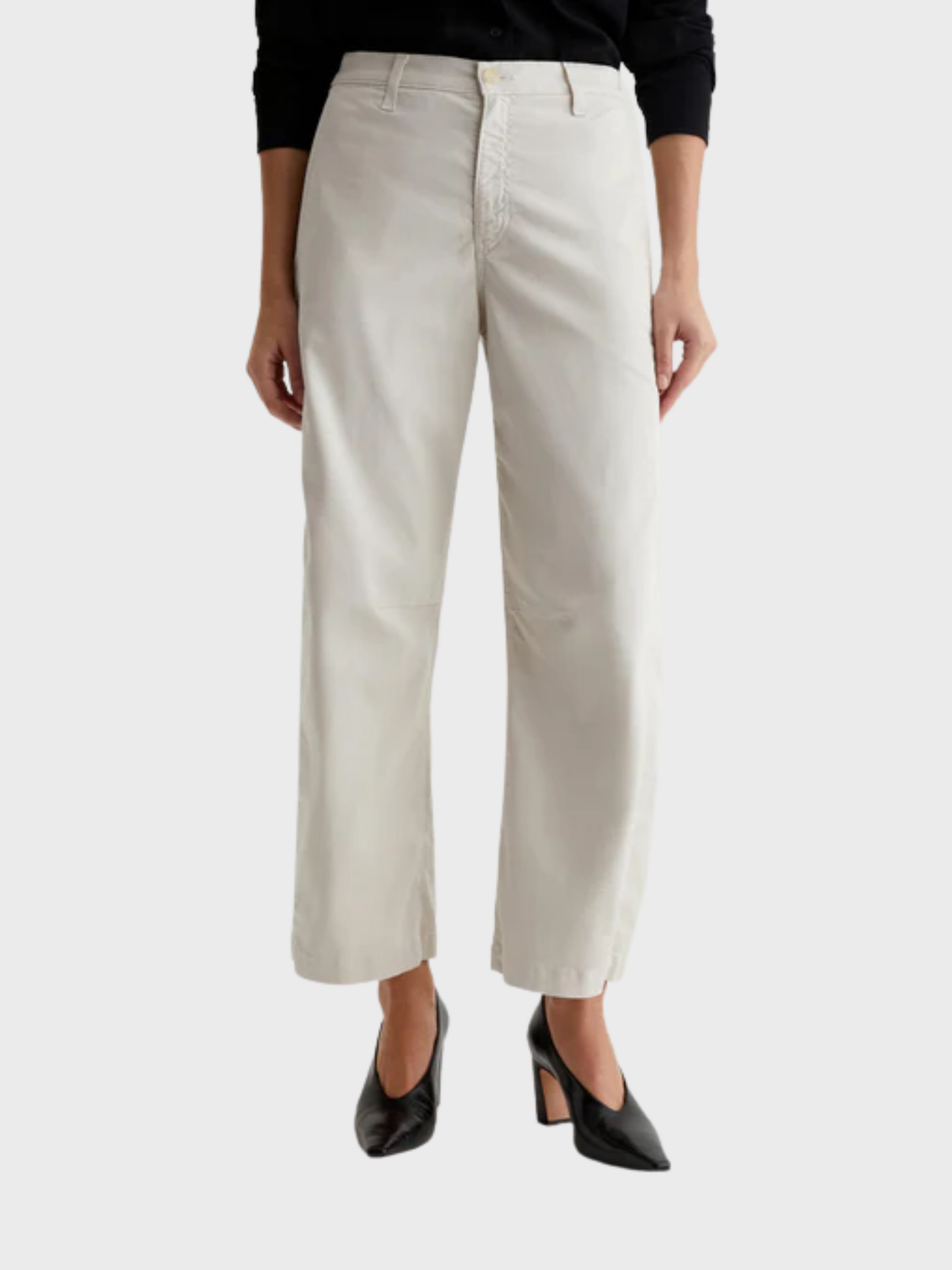 AG Fiona Trouser - Pumice-Pants-West of Woodward Boutique-Vancouver-Canada