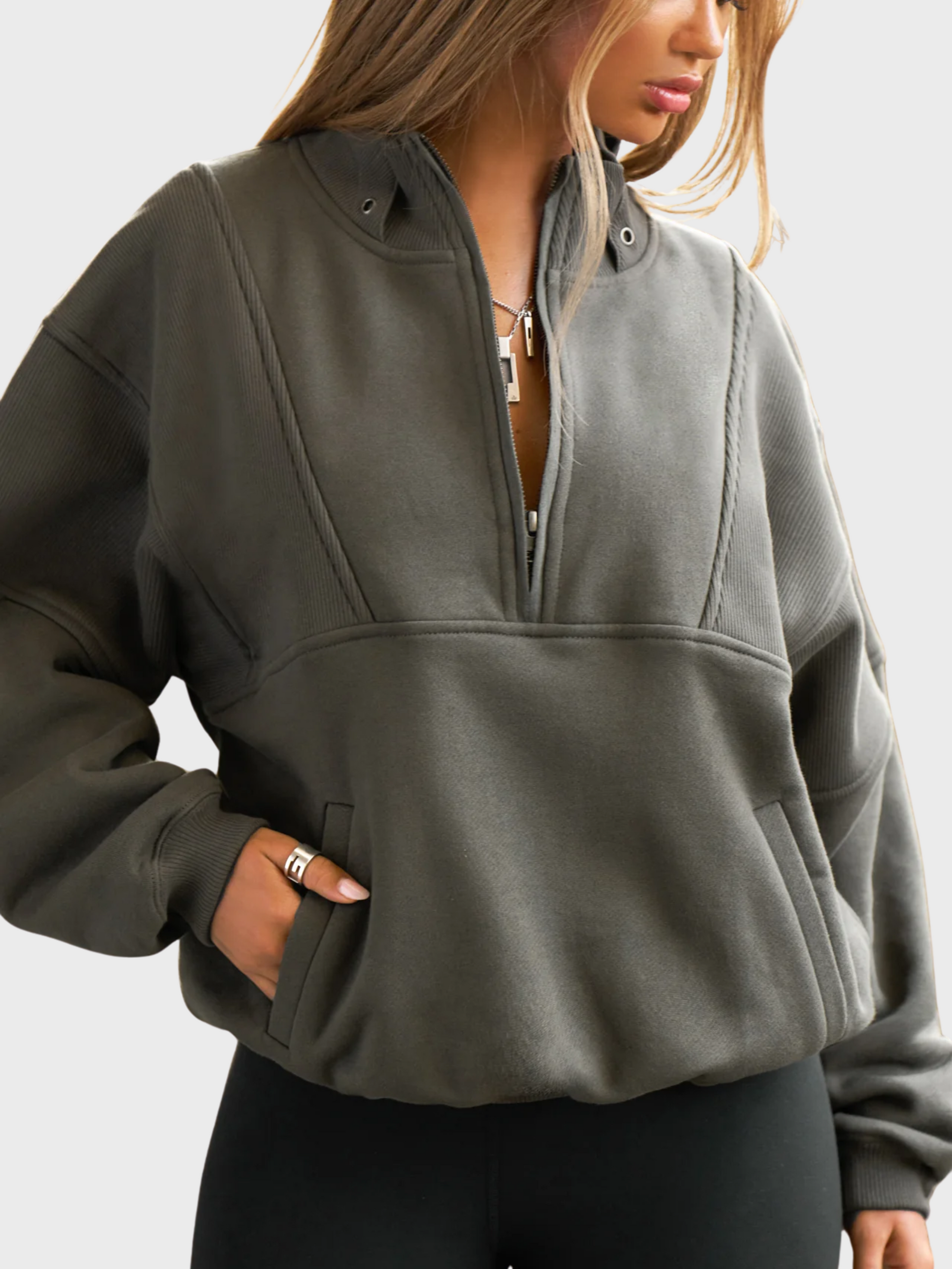 Joah Brown Henley Long Sleeve Vintage Black Rib. Shop Joah Brown Henley Long Sleeve Vintage Black Rib. Shop