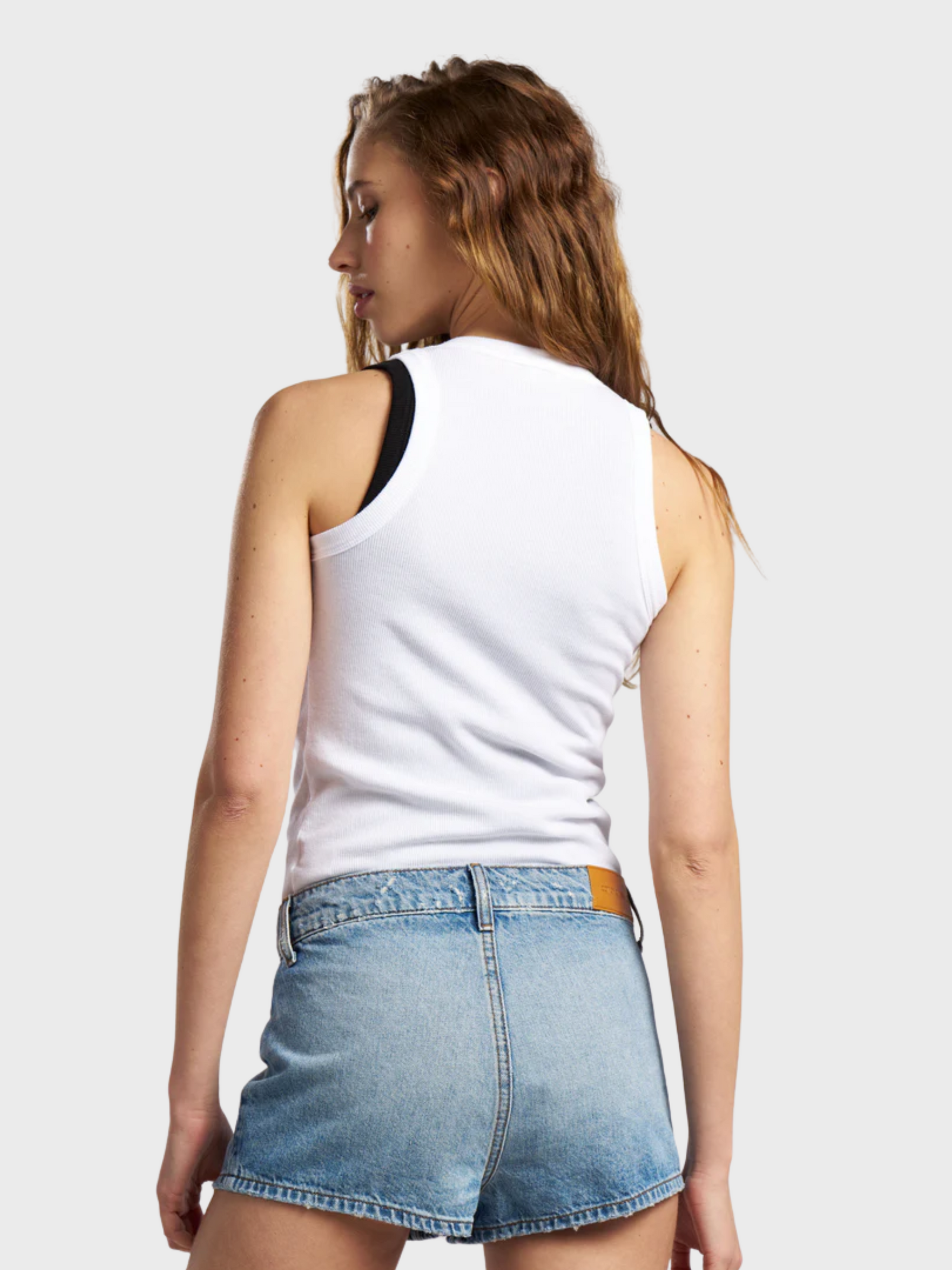 Cotton Cirtizen Verona U Neck Tank White-T-Shirts-West of Woodward Boutique-Vancouver-Canada