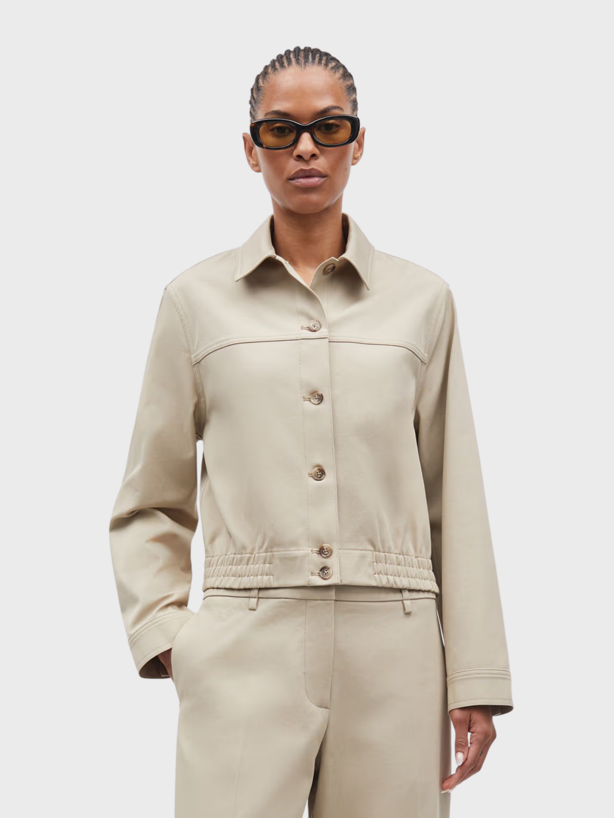Samsoe Saesmella Shirt White Pepper-Shirts-West of Woodward Boutique-Vancouver-Canada