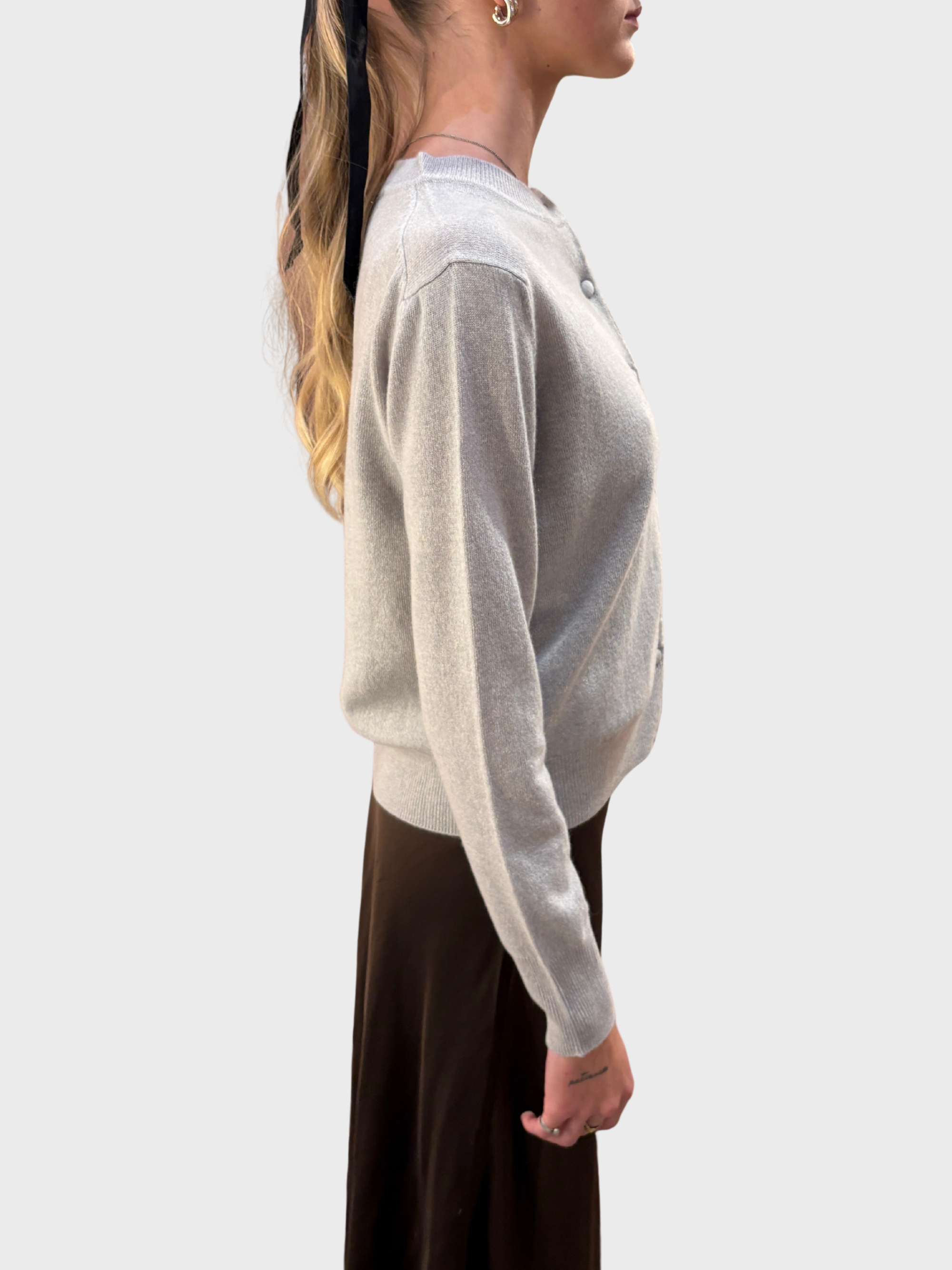 Daniele Fiesoli Knit Cardigan Ice-Sweaters-West of Woodward Boutique-Vancouver-Canada
