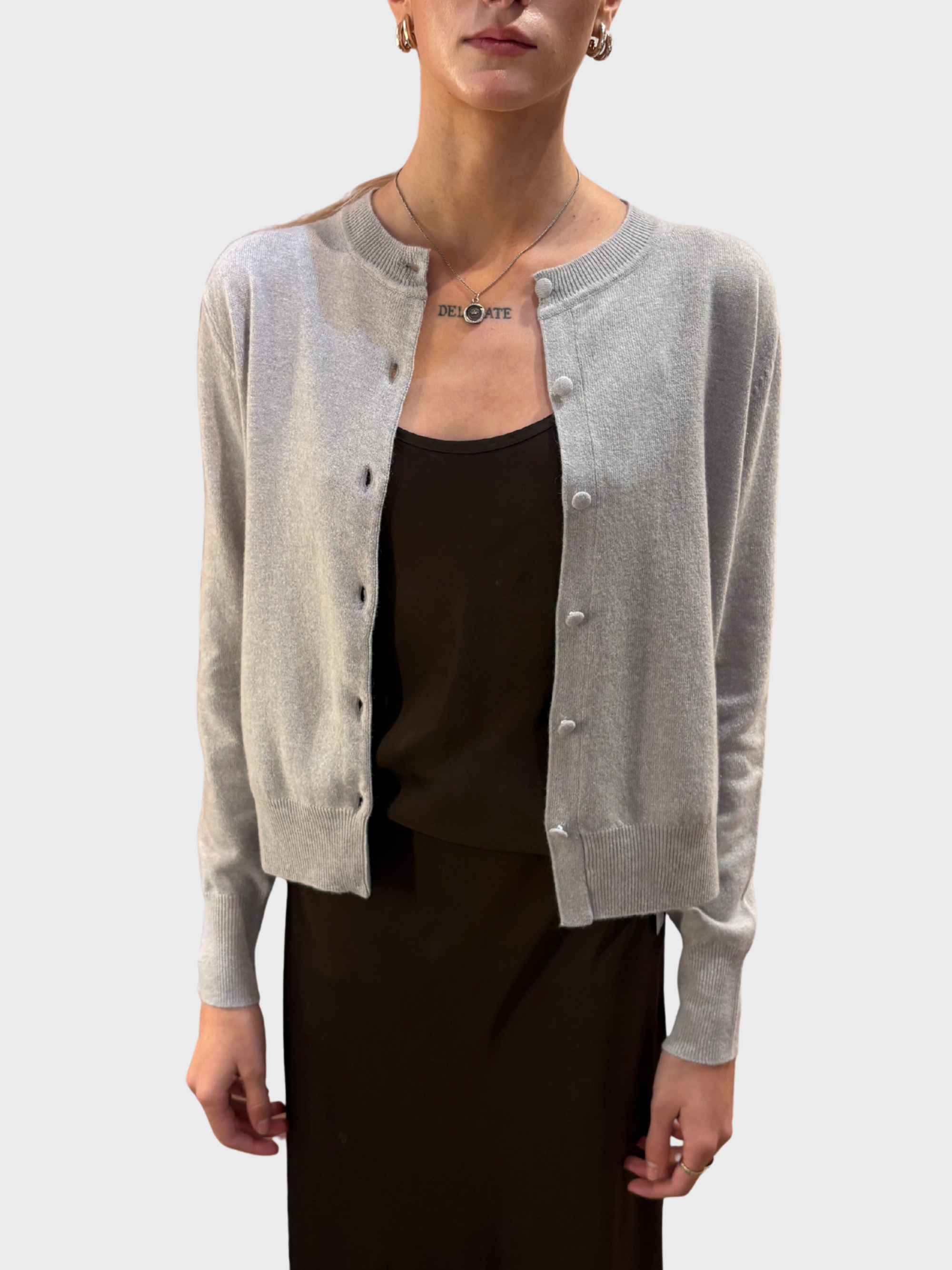 Daniele Fiesoli Knit Cardigan Ice-Sweaters-West of Woodward Boutique-Vancouver-Canada