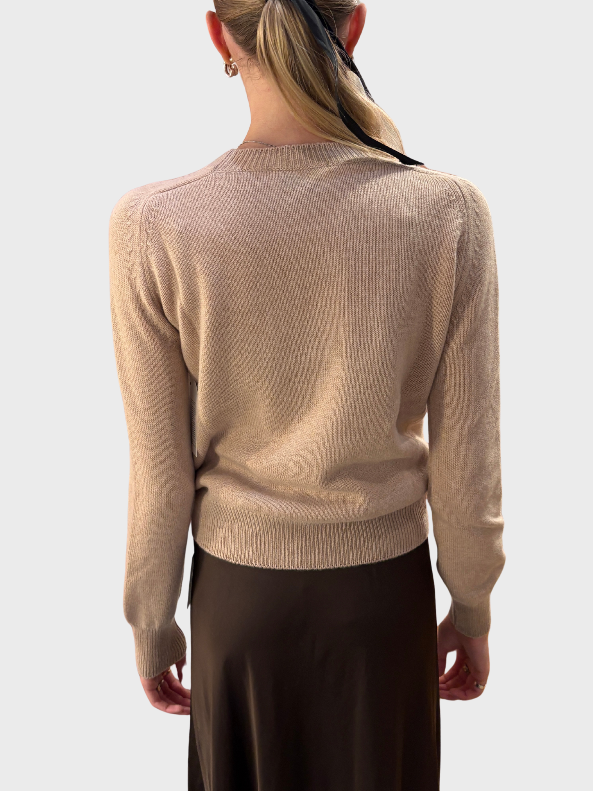 Daniele Fiesoli Cashmere Crewneck Sweater Larix-Sweaters-West of Woodward Boutique-Vancouver-Canada