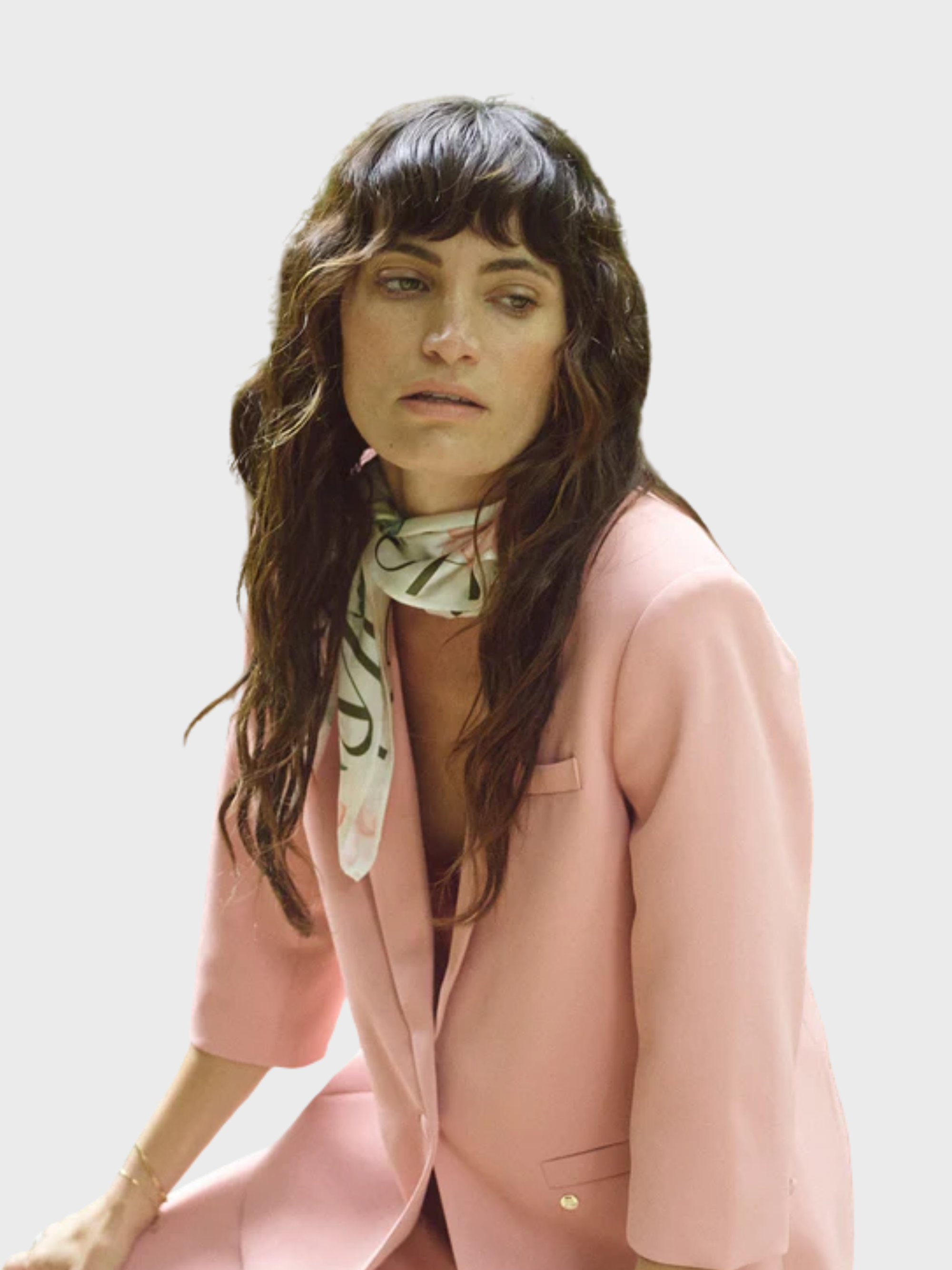 Mos Mosh Orchid Scarf Turf Green-Accessories-West of Woodward Boutique-Vancouver-Canada