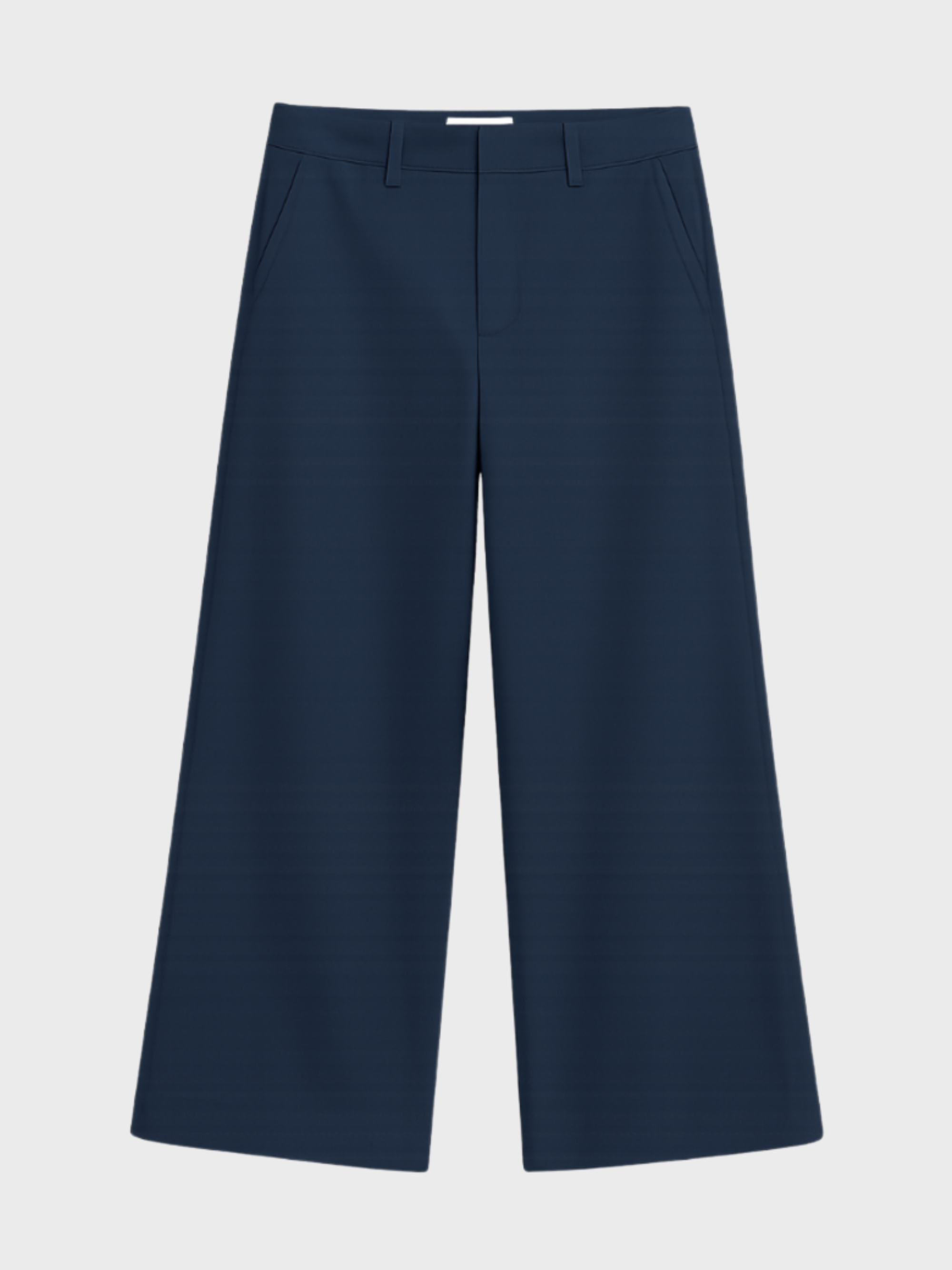 Frank & Eileen West Village Wide Leg Chino Summer Navy-Pants-West of Woodward Boutique-Vancouver-Canada