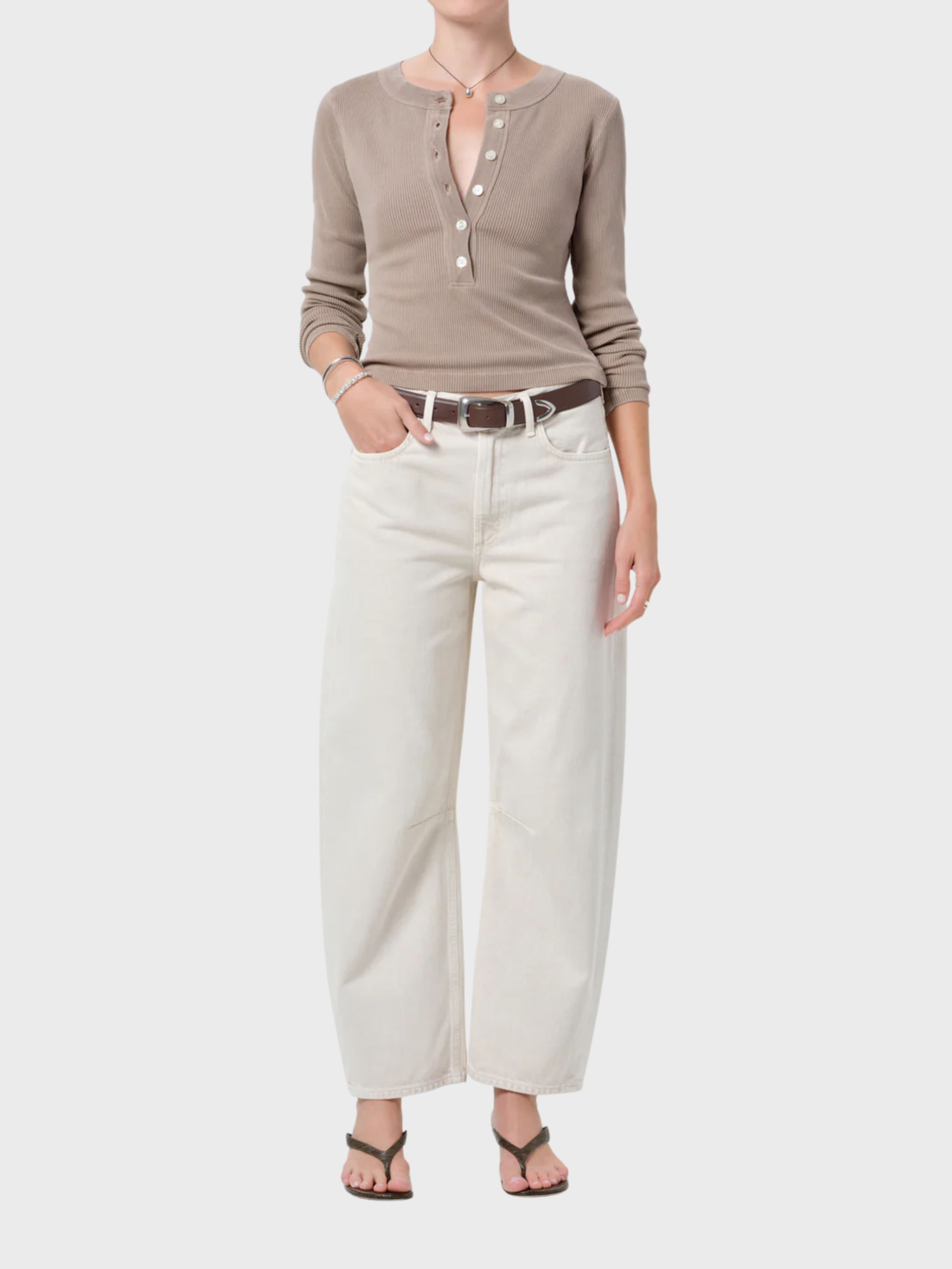 COH Miro Pant Almondette-Pants-West of Woodward Boutique-Vancouver-Canada