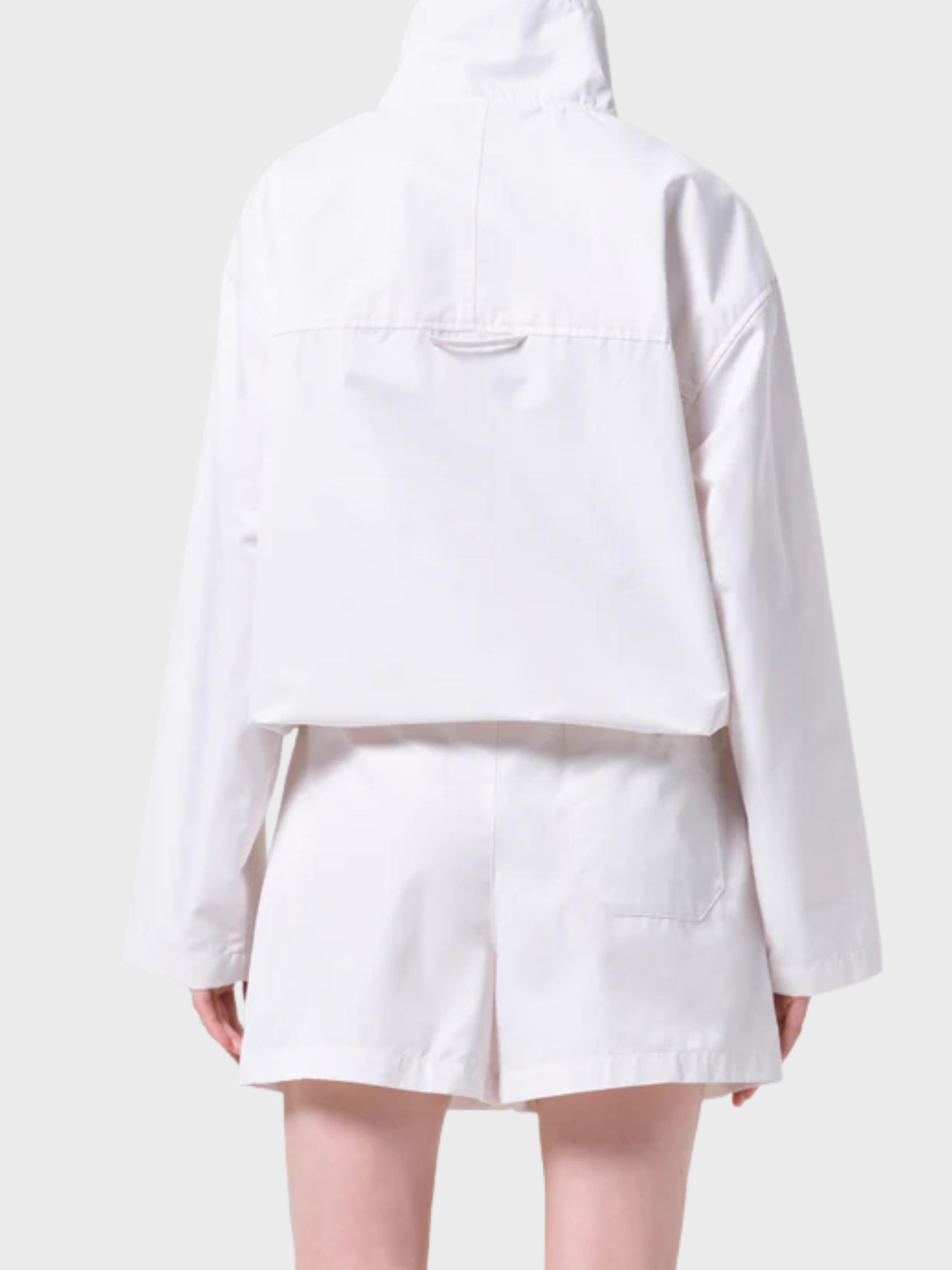 Agolde Lydia Jacket Chalk White-Jackets-West of Woodward Boutique-Vancouver-Canada