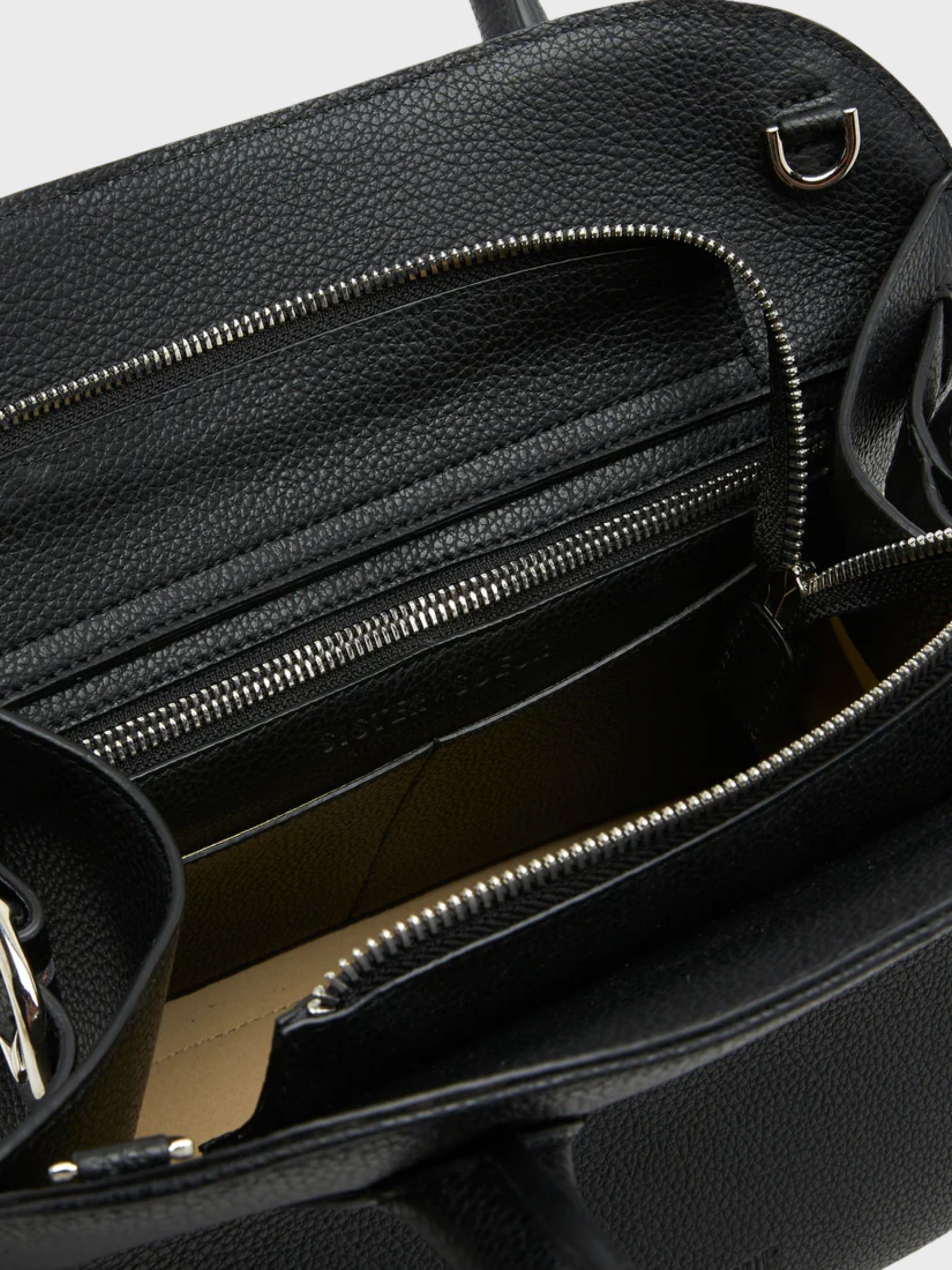 Sister Soeur Teagan Black Leather Bag-Accessories-West of Woodward Boutique-Vancouver-Canada