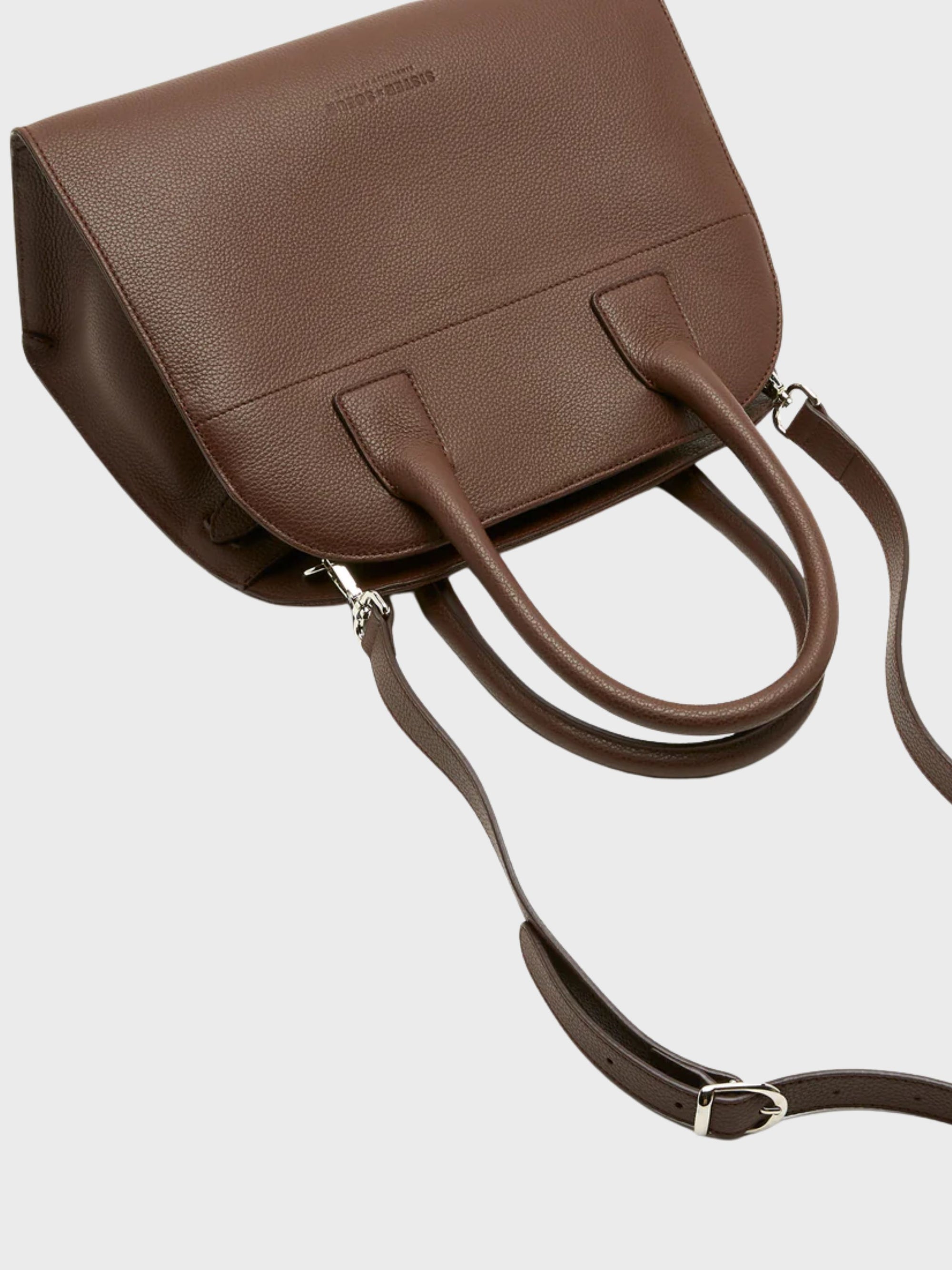 Sister Soeur Teagan Brown Leather Bag-Accessories-West of Woodward Boutique-Vancouver-Canada