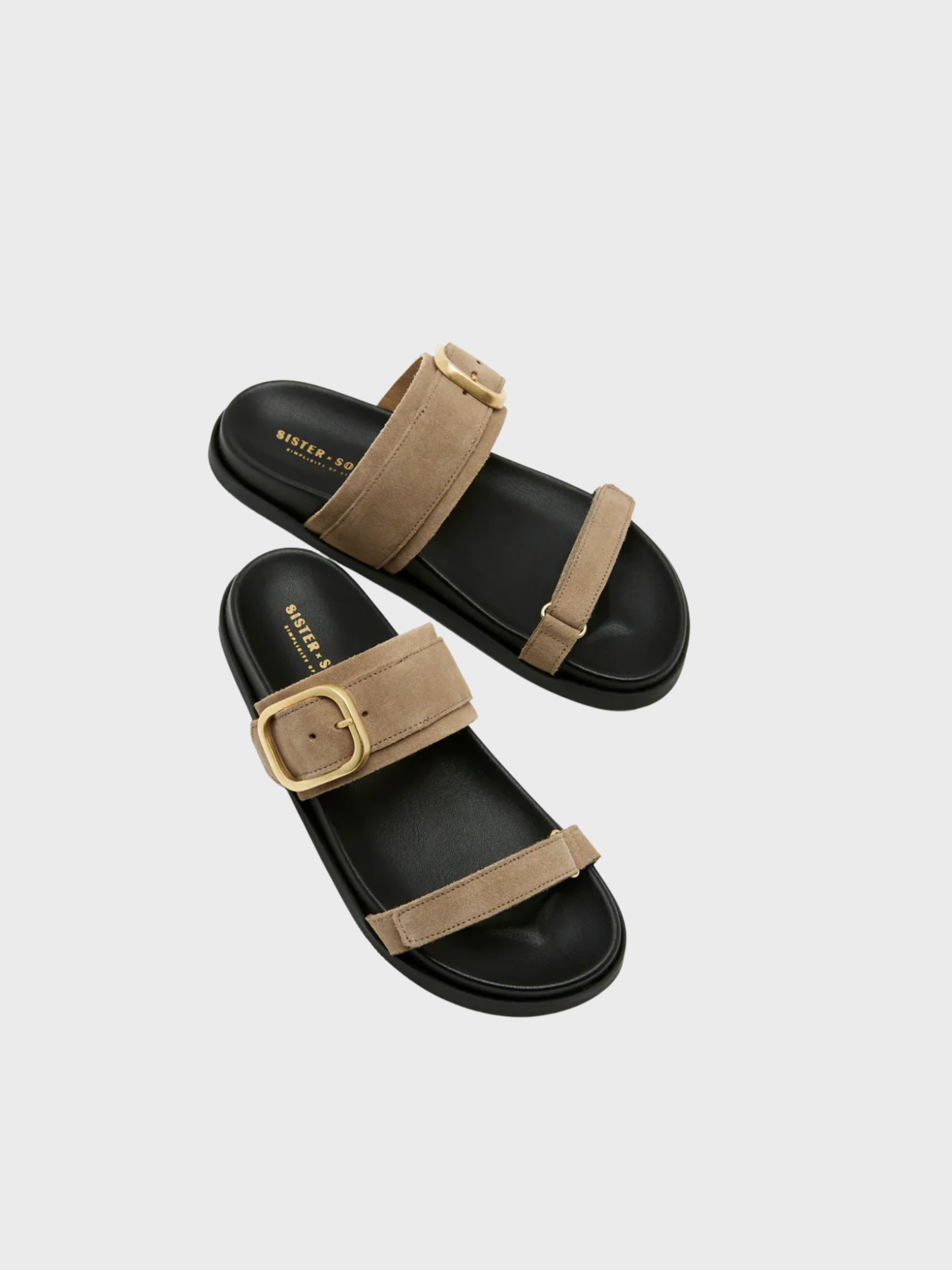 Sister Soeur Asha Sandal Taupe-Sneakers-West of Woodward Boutique-Vancouver-Canada