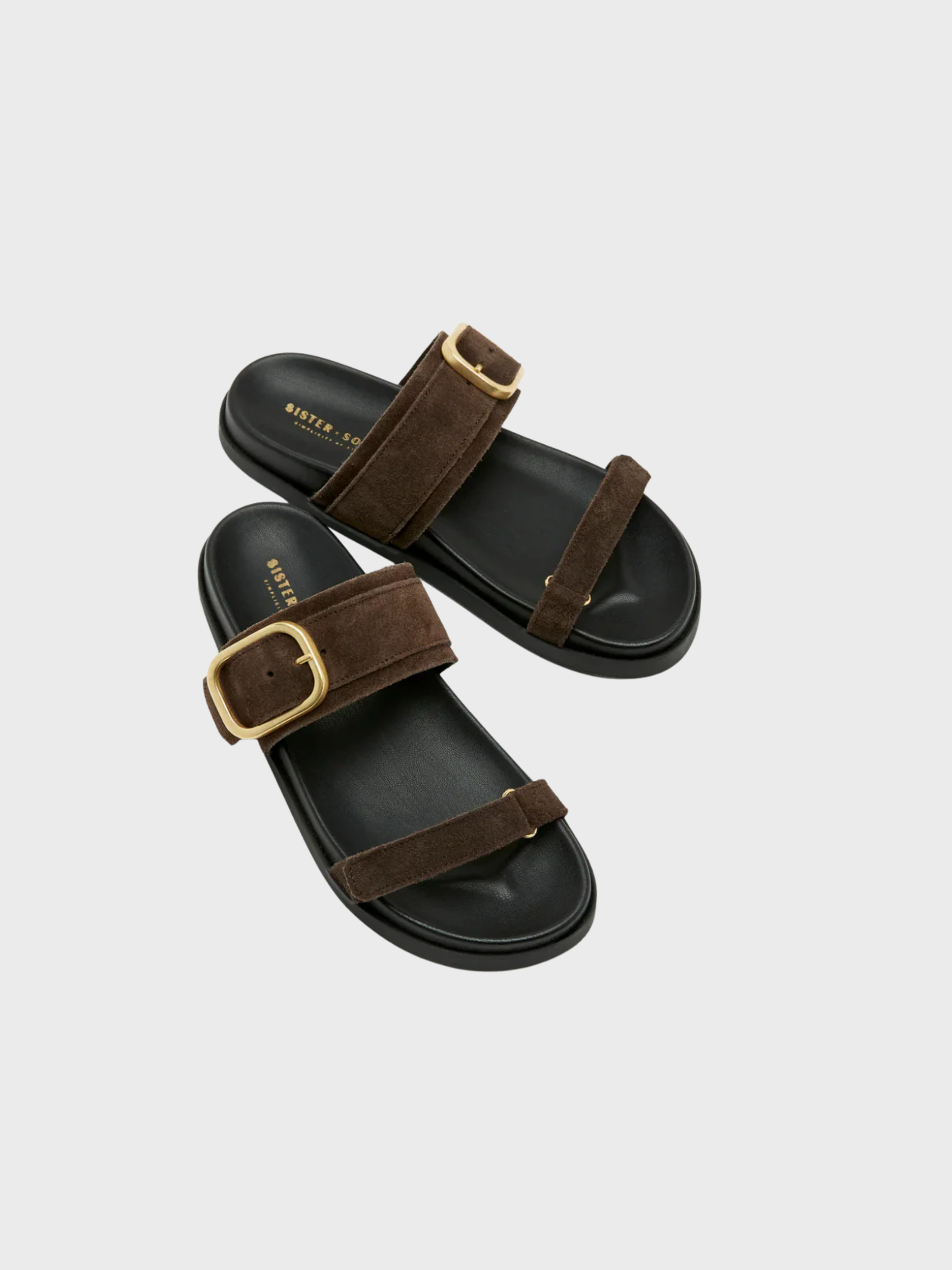Sister Soeur Asha Sandal Dark Brown-Sneakers-West of Woodward Boutique-Vancouver-Canada