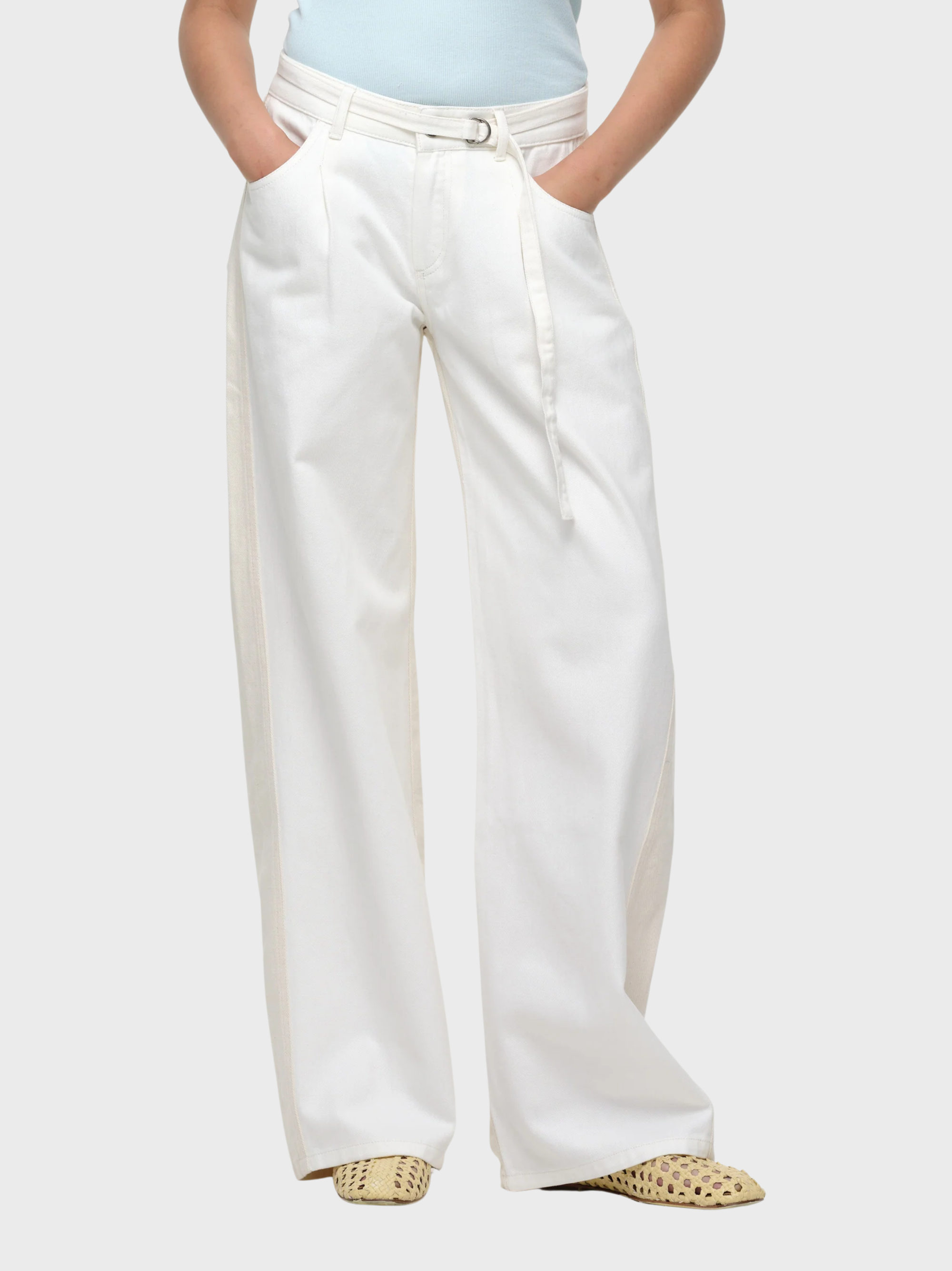 Our Sister Eve White Denim-Denim-West of Woodward Boutique-Vancouver-Canada