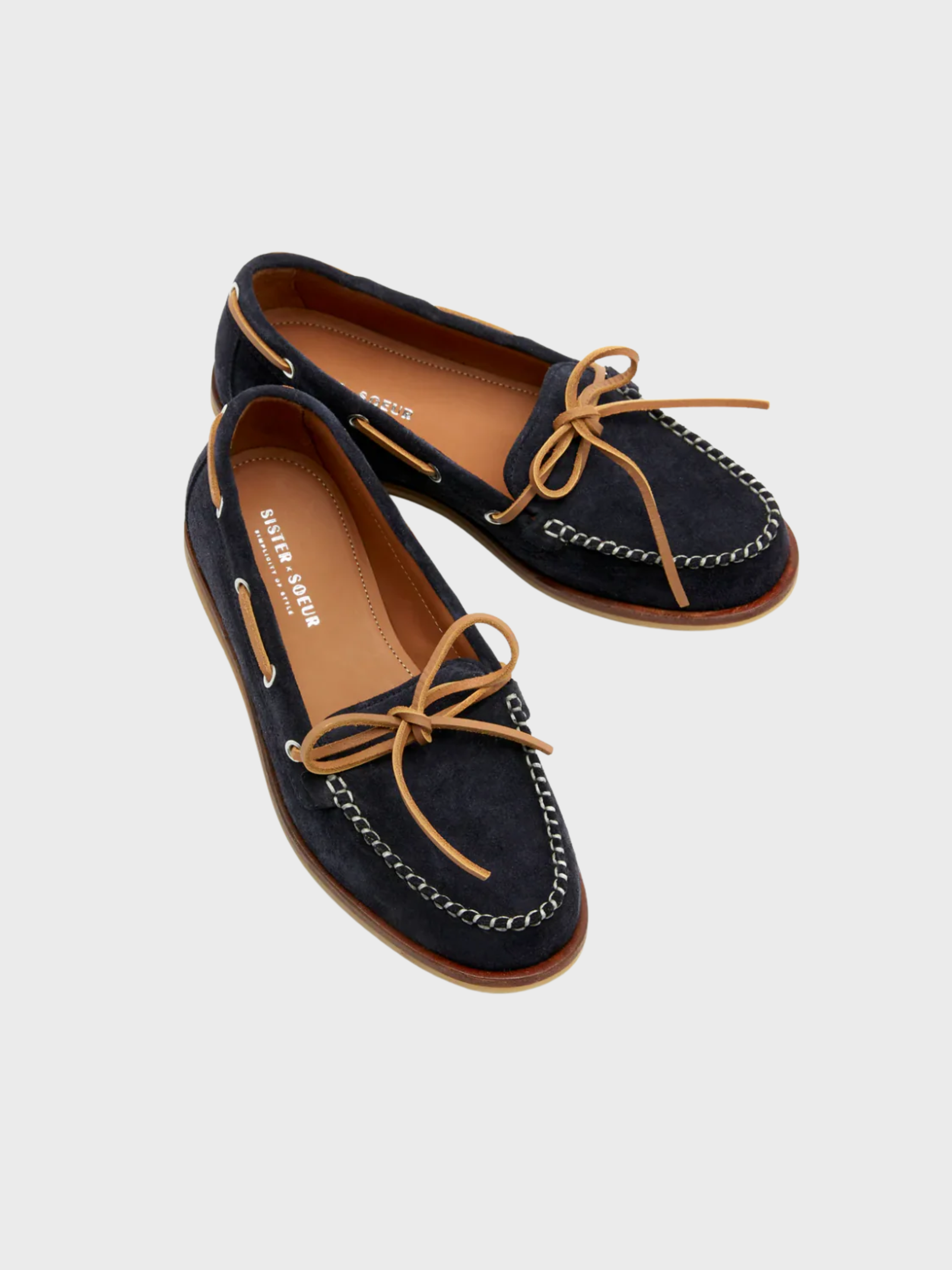 Sister Soeur Kayla Boat Shoe Navy-Sneakers-West of Woodward Boutique-Vancouver-Canada