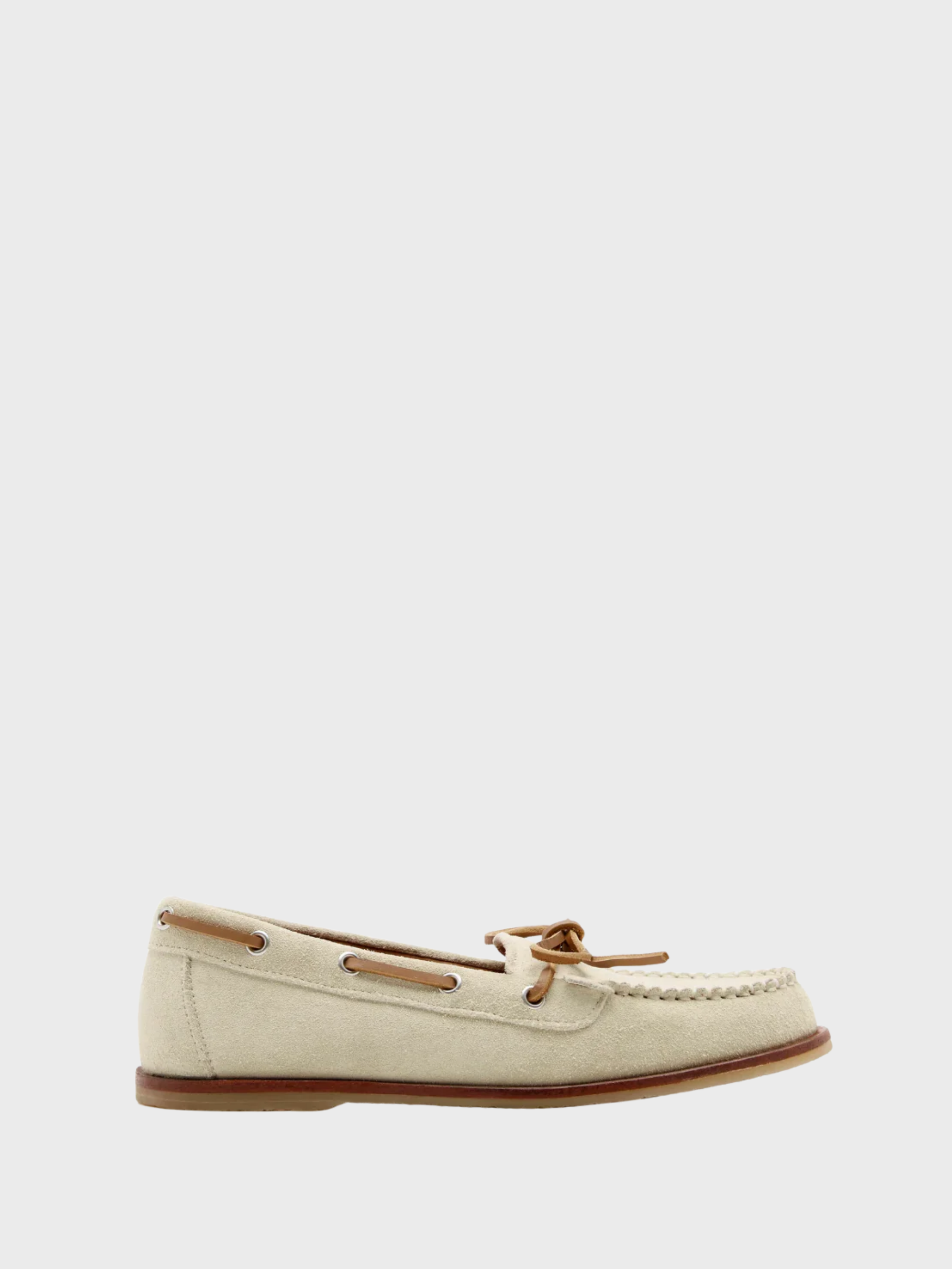 Sister Soeur Kayla Boat Shoe Beige-Sneakers-West of Woodward Boutique-Vancouver-Canada