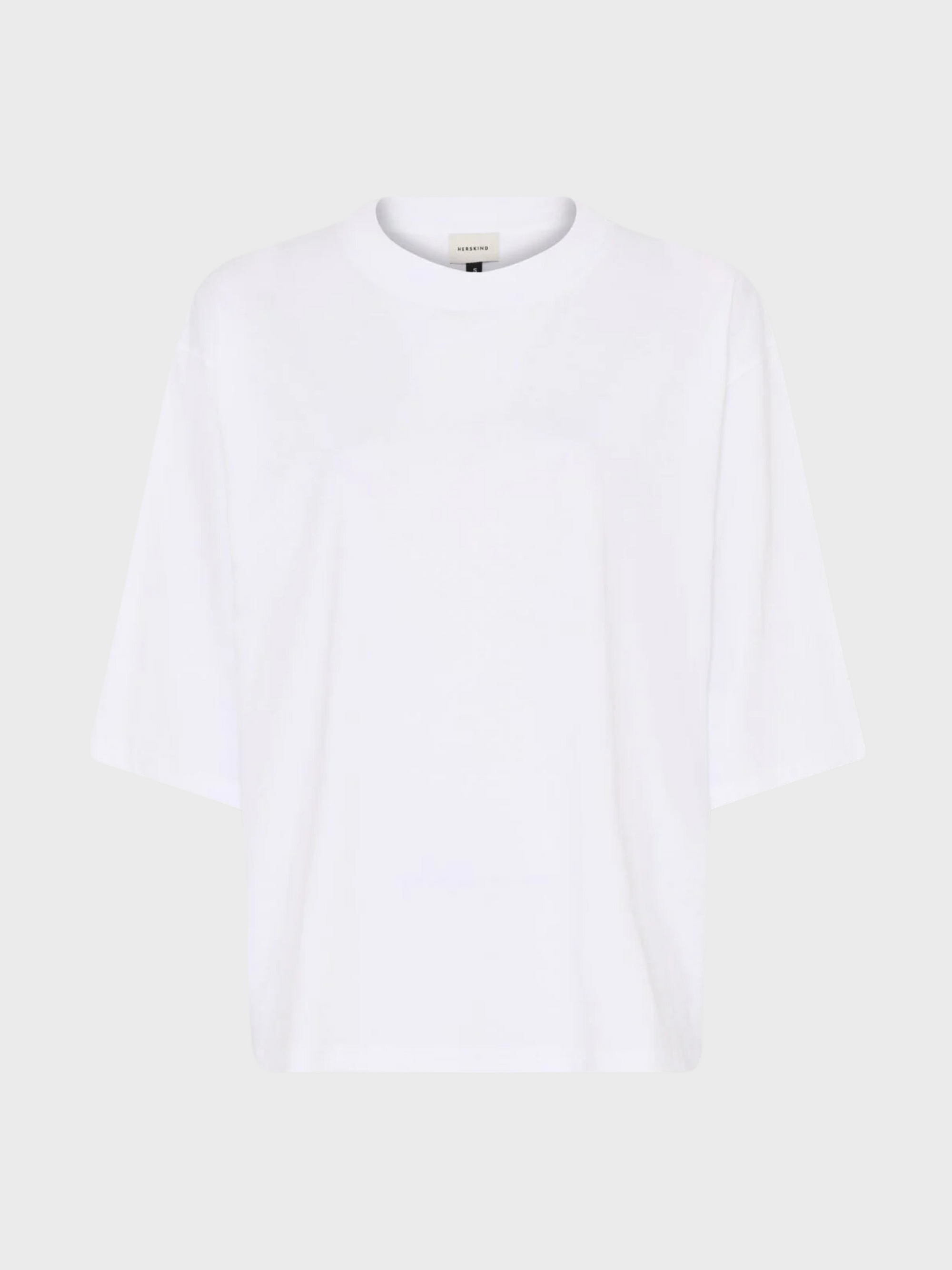 Herskind Larsson T-Shirt White-T-Shirts-West of Woodward Boutique-Vancouver-Canada