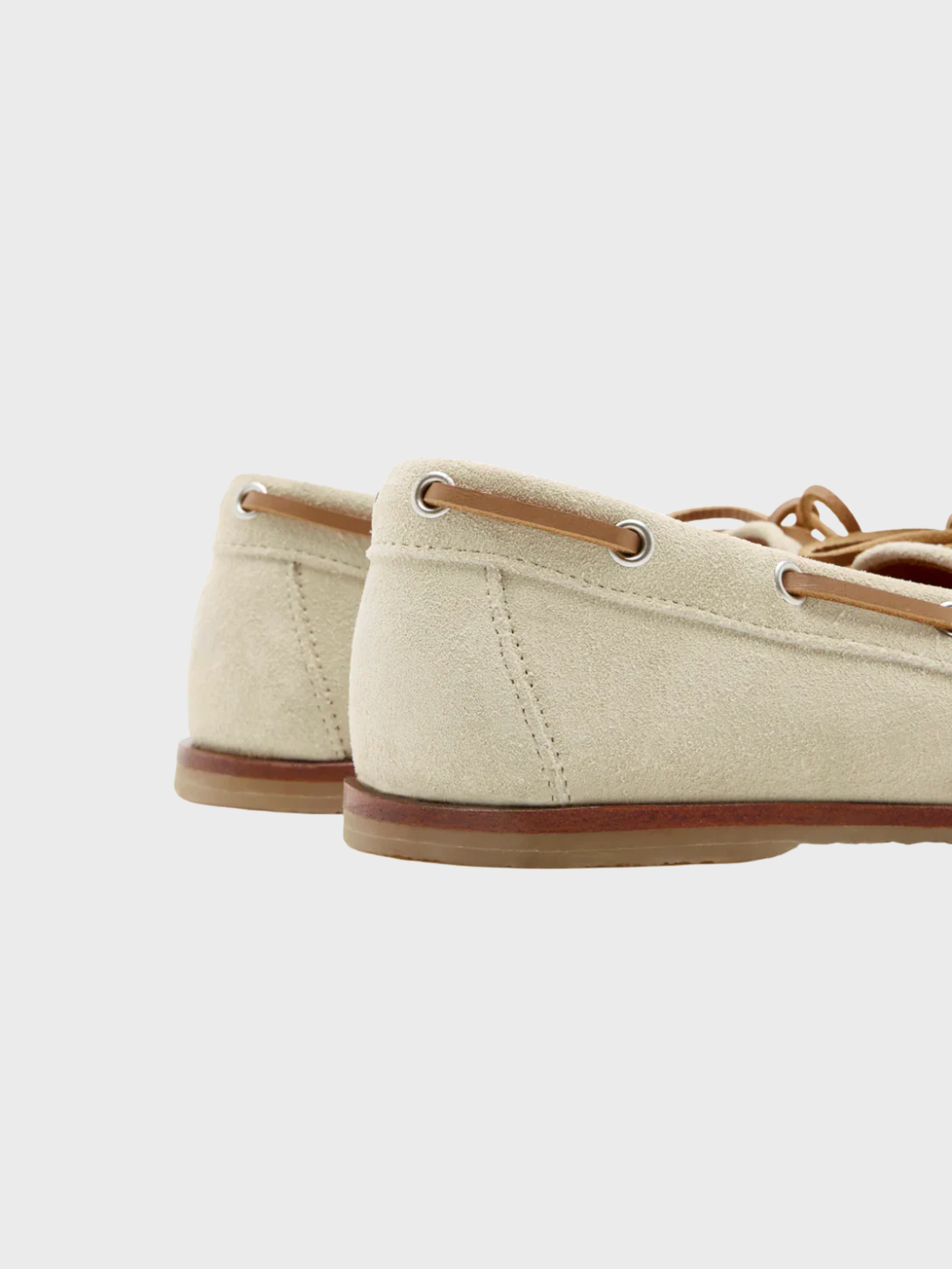 Sister Soeur Kayla Boat Shoe Beige-Sneakers-West of Woodward Boutique-Vancouver-Canada