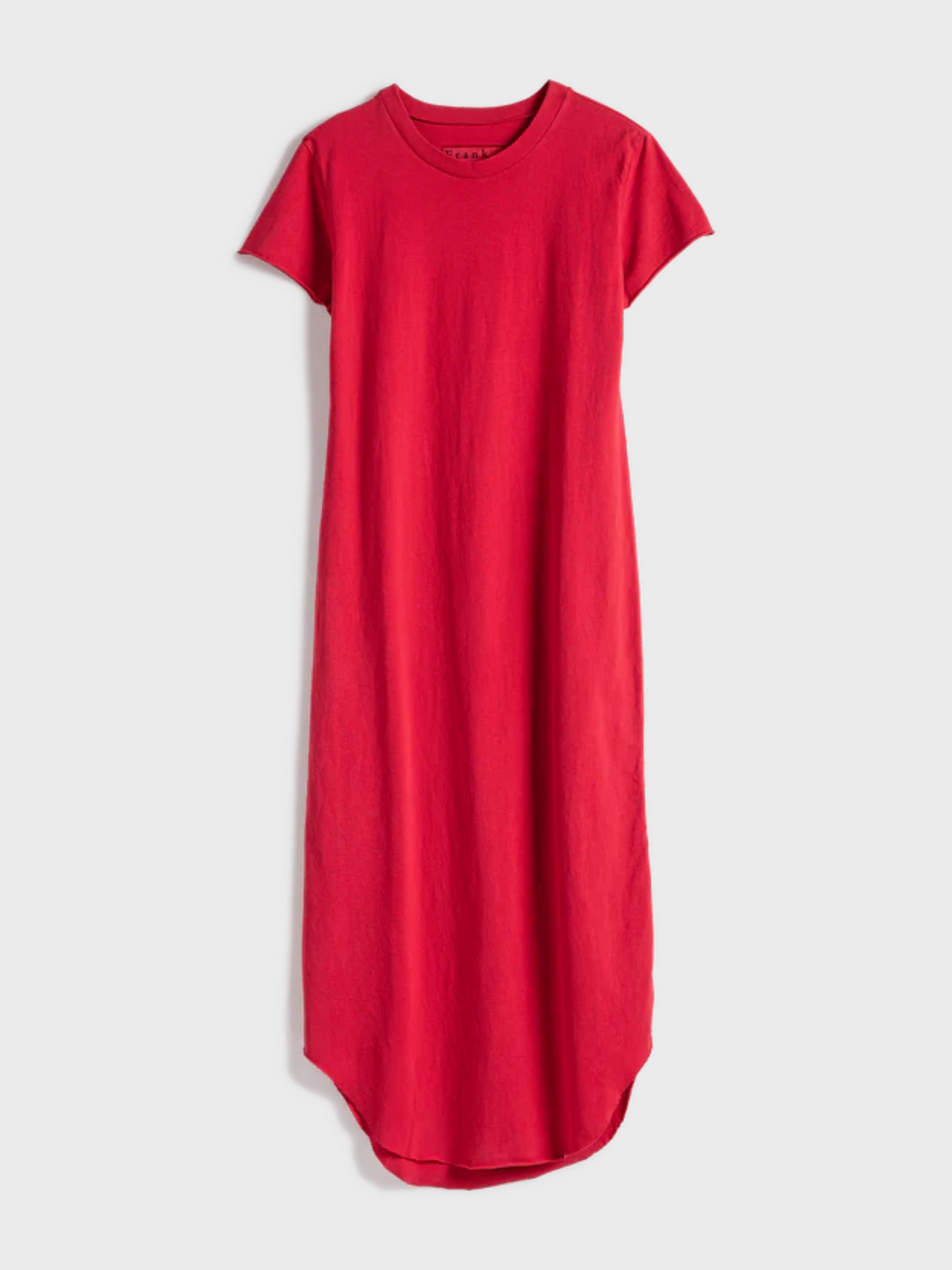Frank & Eileen Harper Perfect Tee Dress Double Decker Red-Dresses-West of Woodward Boutique-Vancouver-Canada