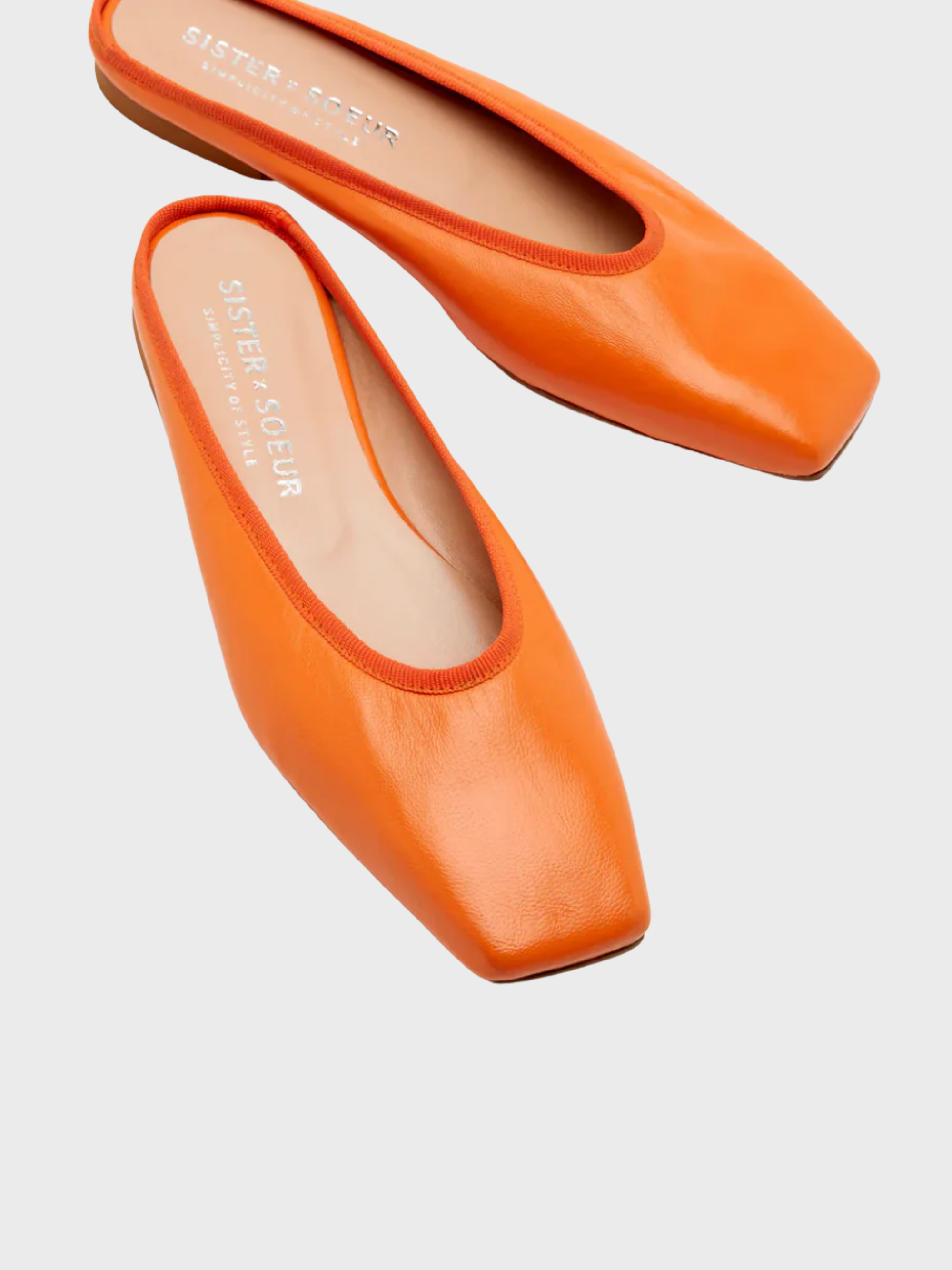 Sister Soeur Collins Flat Orange-Sneakers-West of Woodward Boutique-Vancouver-Canada