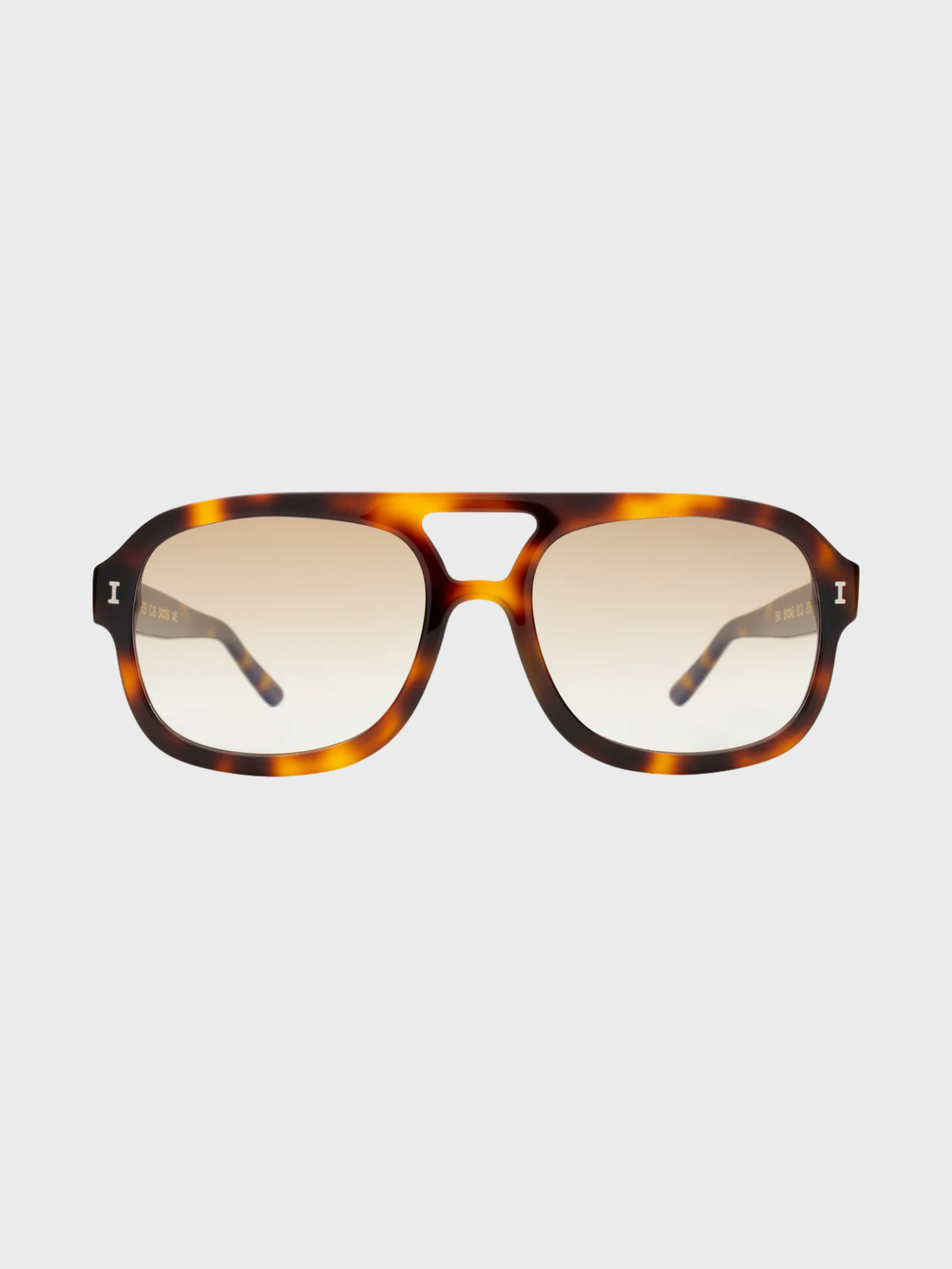 Illesteva Memphis Havana Sunglasses Taupe Gradient Lense-Accessories-West of Woodward Boutique-Vancouver-Canada