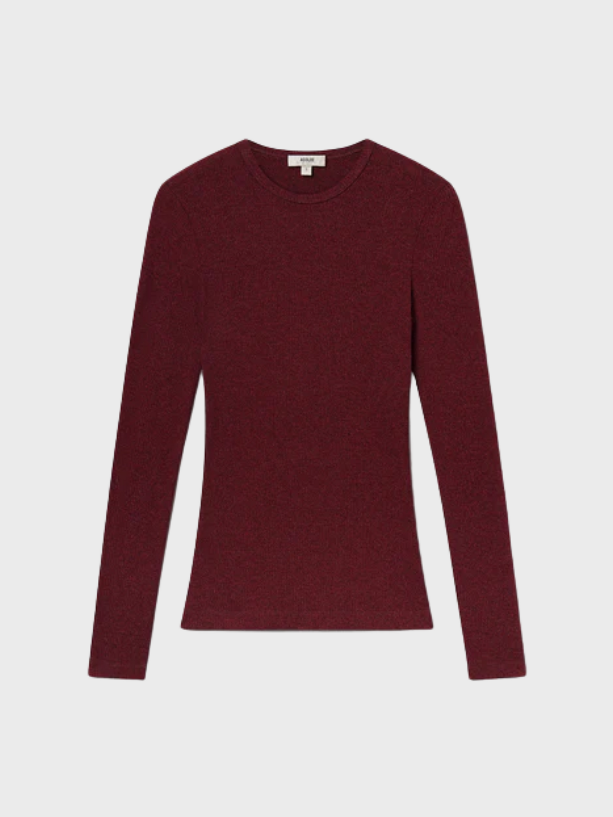 Agolde Delphi Slim Tee Brick-T-Shirts-West of Woodward Boutique-Vancouver-Canada