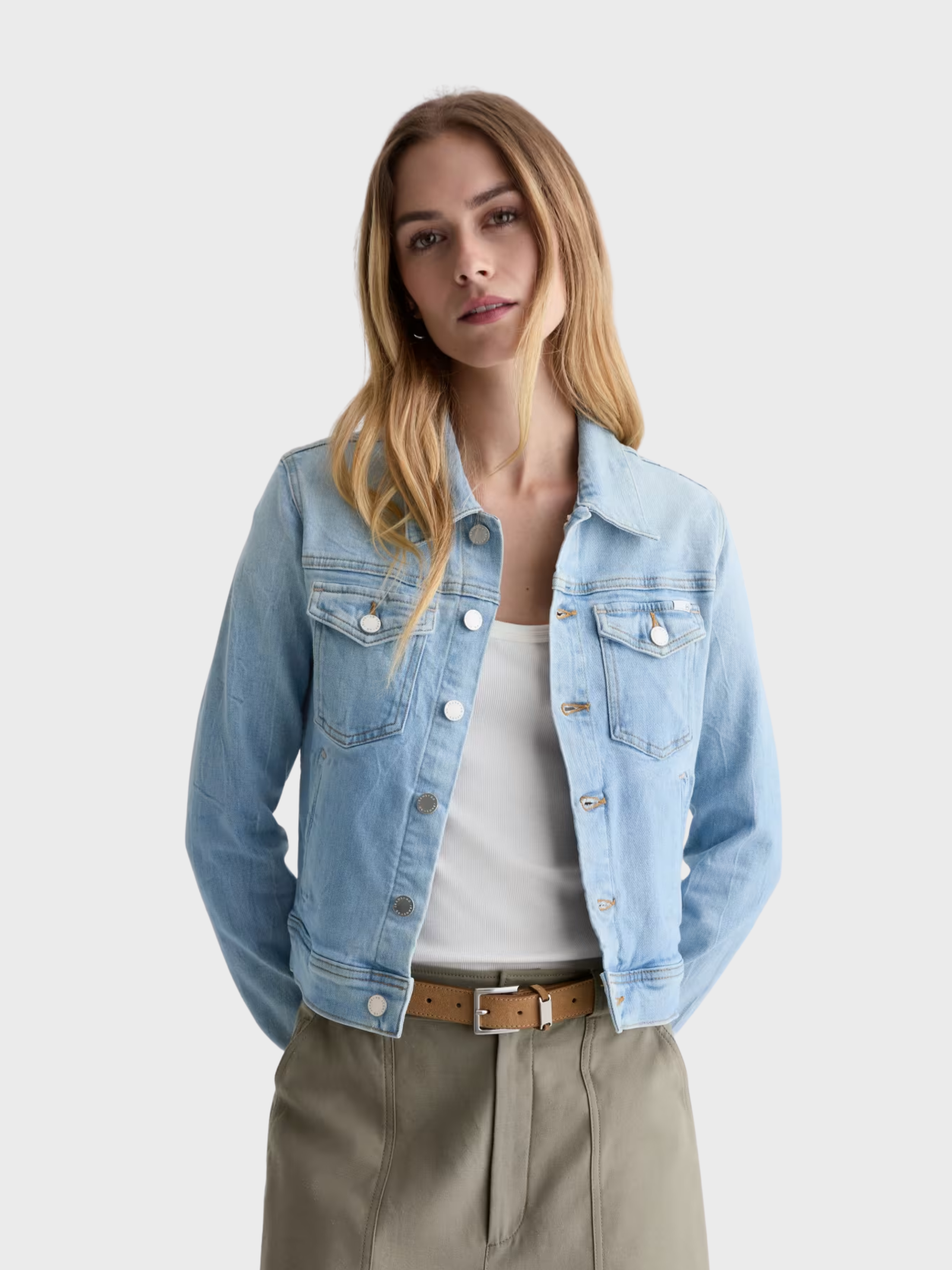 AG Robyn Denim Jacket Kings River-Jackets-West of Woodward Boutique-Vancouver-Canada