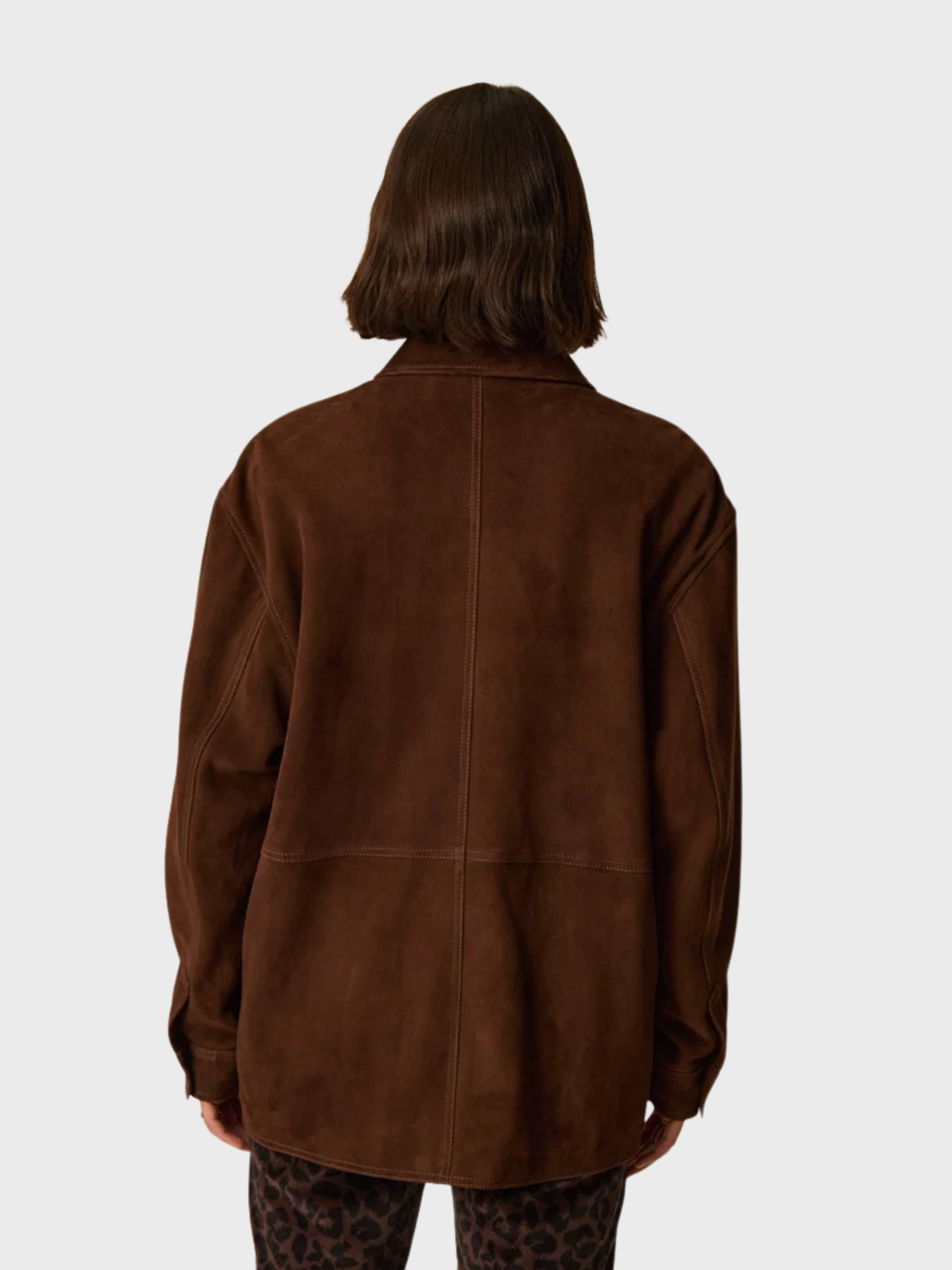 Des Petits Hauts Tiva Suede Jacket Ourson-Jackets-West of Woodward Boutique-Vancouver-Canada