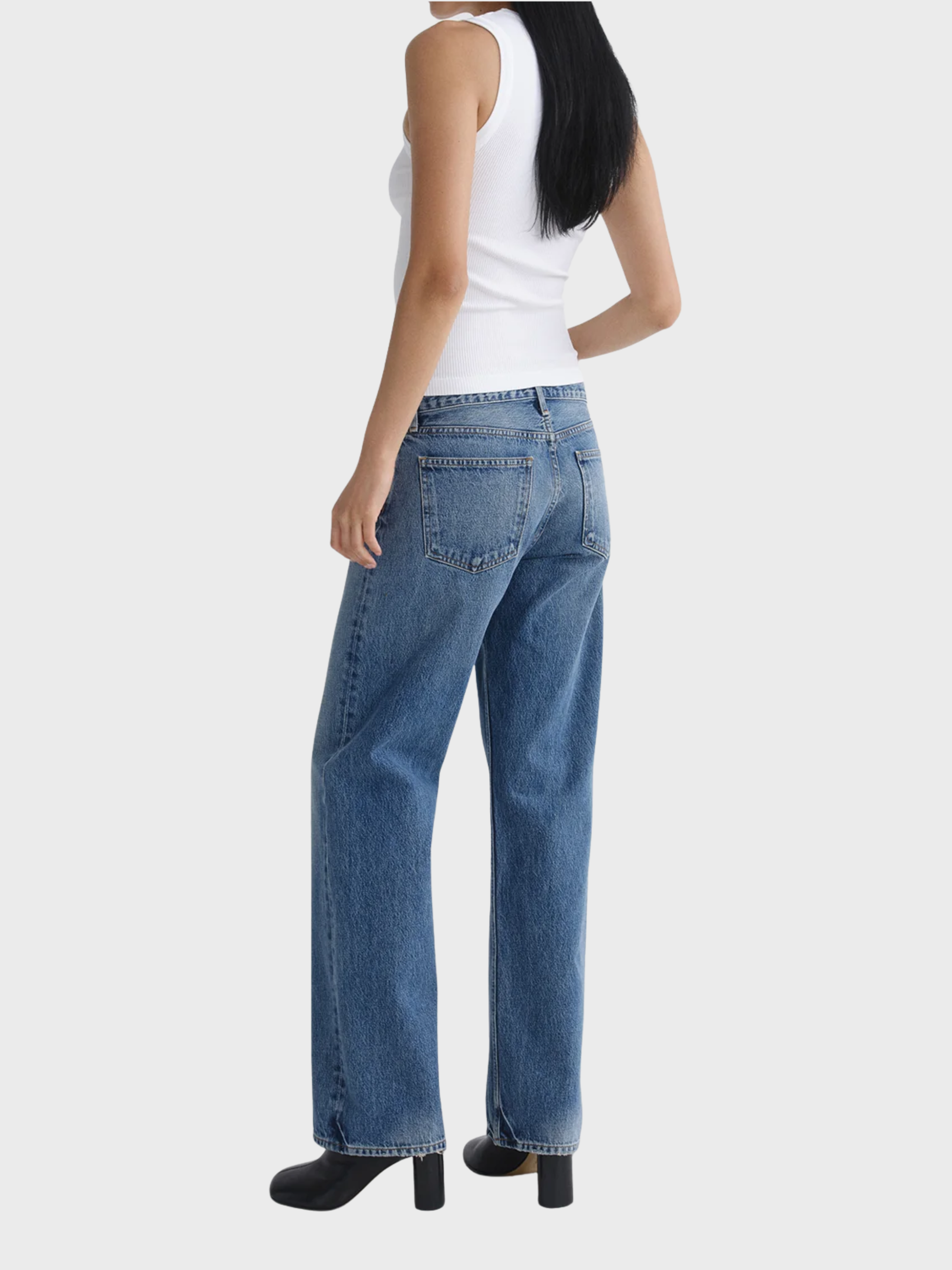 Agolde Low Rise Loose Denim Jeans Liberty-Denim-West of Woodward Boutique-Vancouver-Canada