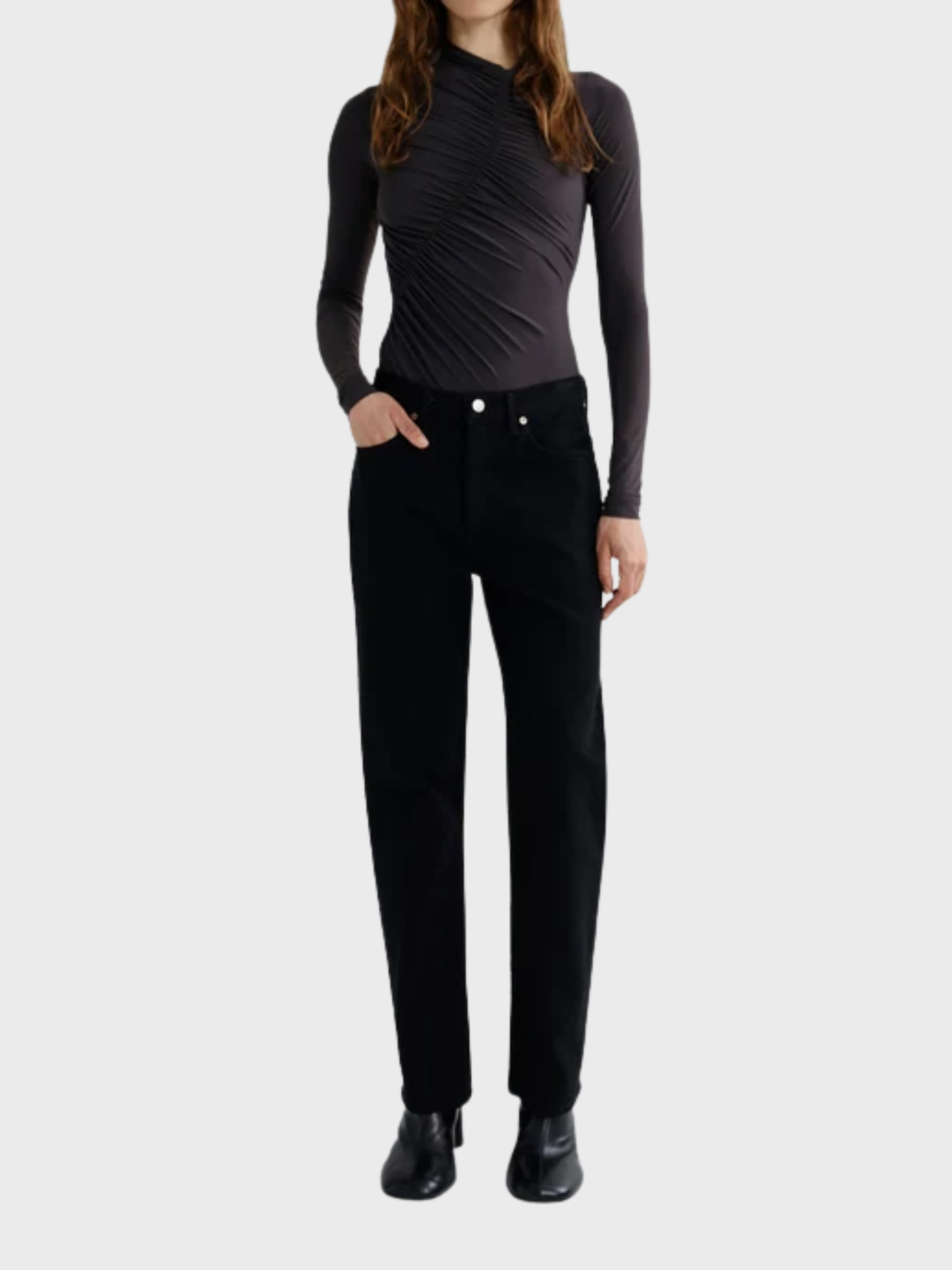 Agolde Lana Denim Jeans Divert-Denim-West of Woodward Boutique-Vancouver-Canada