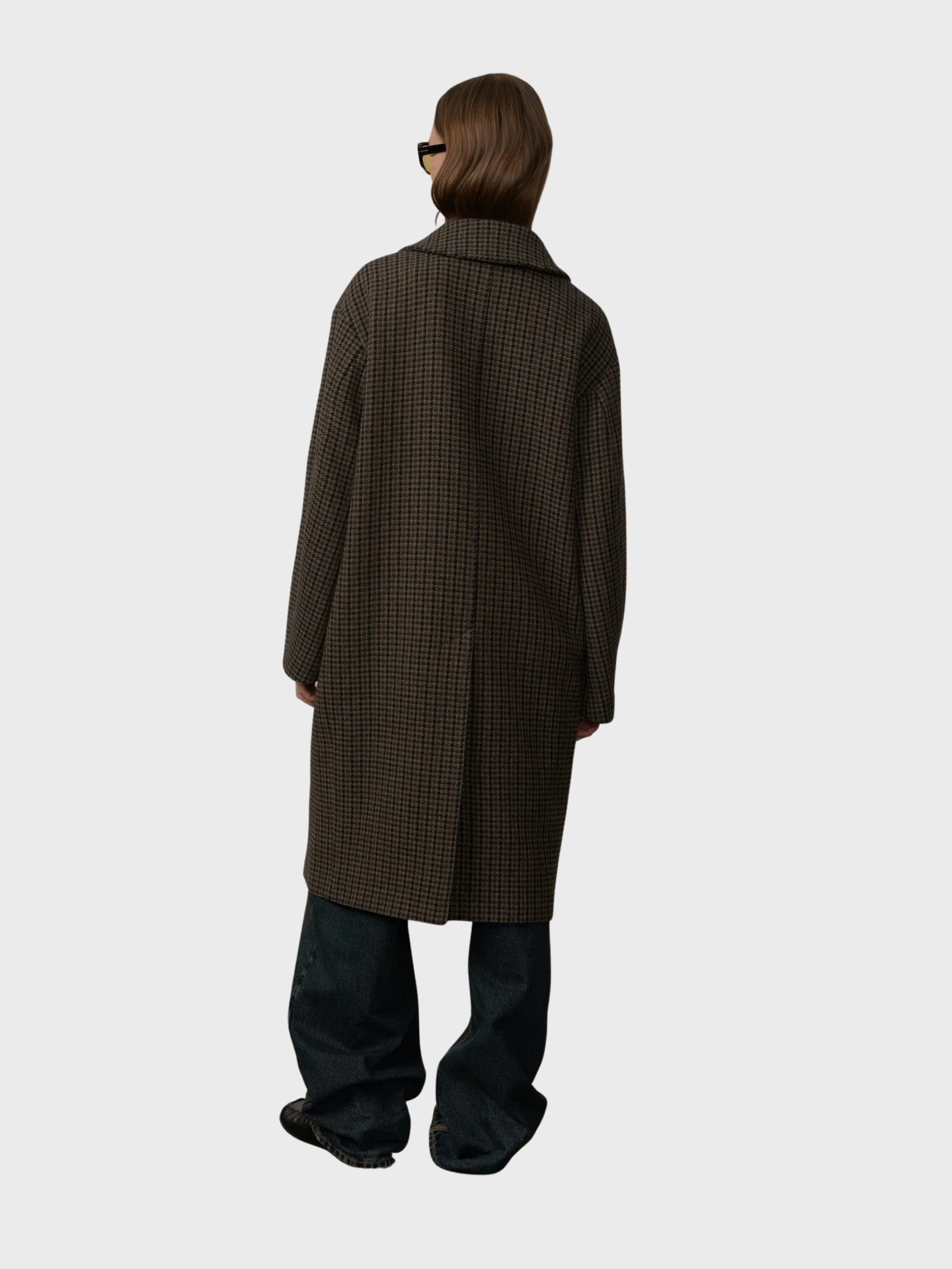 Herskind Cat Coat Checks-Coats-West of Woodward Boutique-Vancouver-Canada