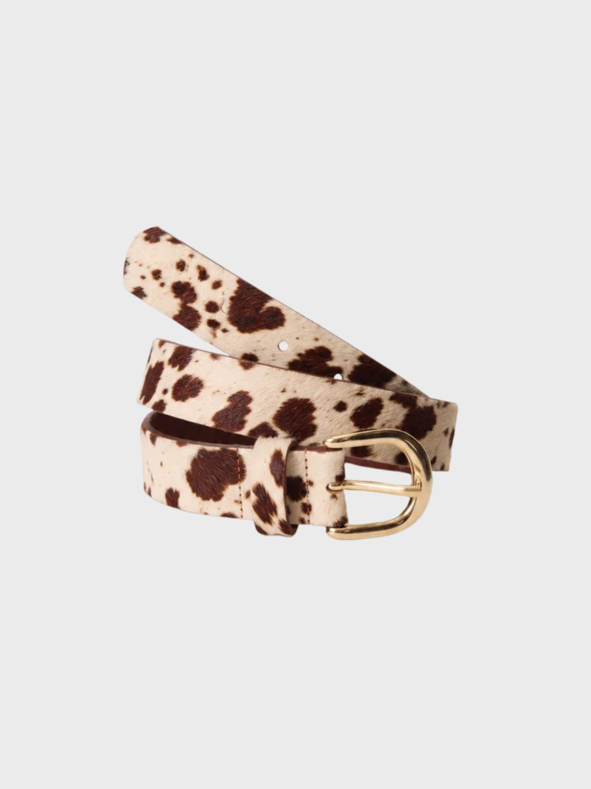 Des Petits Hauts Martino Belt White Cow