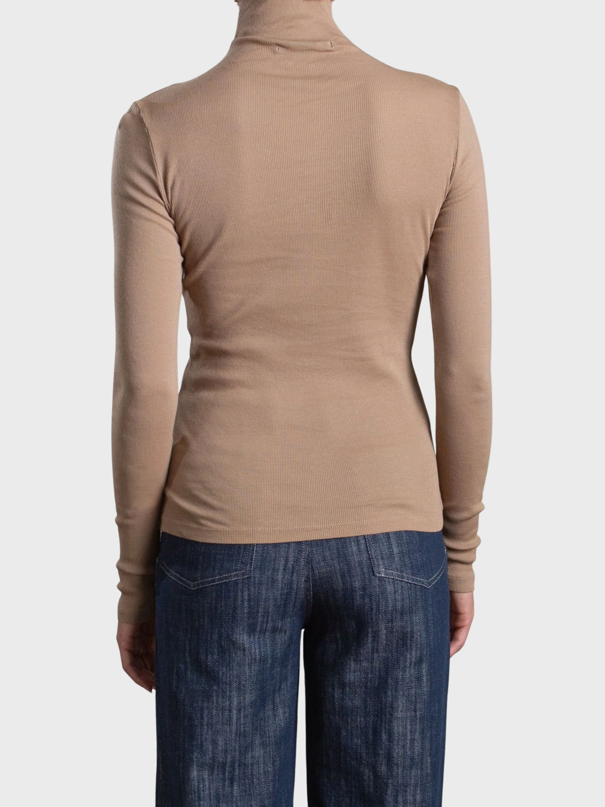 Pharaoh Cleo Turtleneck Lightweight Rib Foundation-T-Shirts-West of Woodward Boutique-Vancouver-Canada