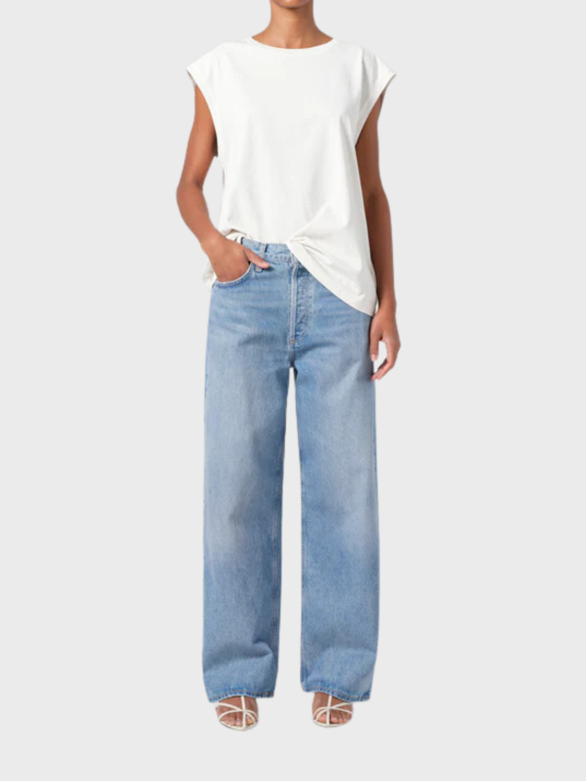 Agolde Low Slung Baggy Denim Jeans - Libertine. Shop Women's