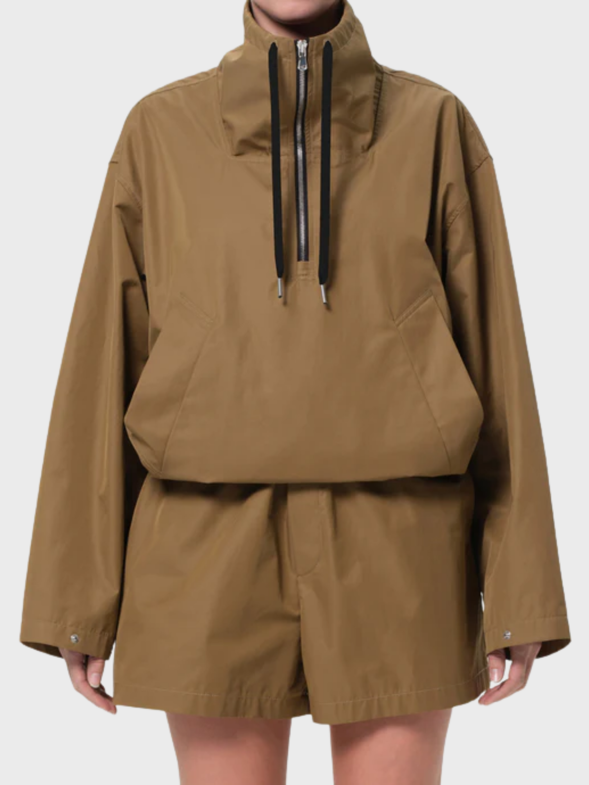 Agolde Lydia Jacket Khaki-Jackets-West of Woodward Boutique-Vancouver-Canada
