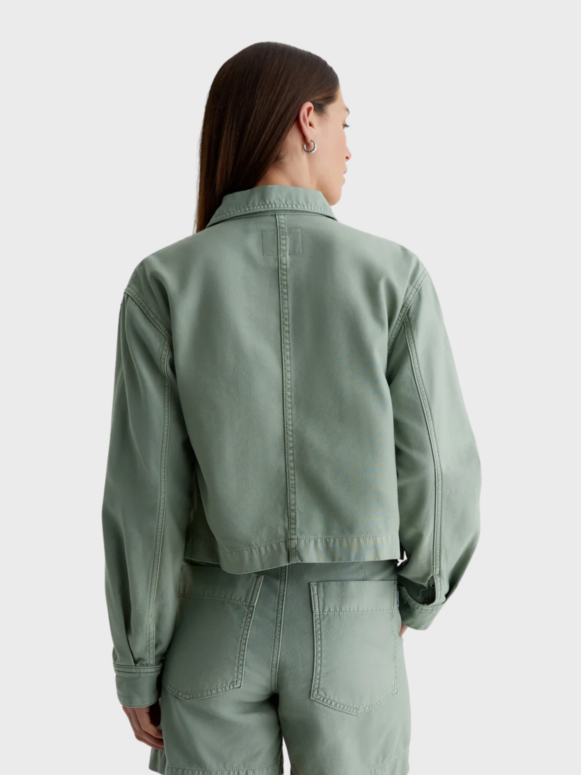 AG Valleta Jacket Sulfur Matcha Latte-Jackets-West of Woodward Boutique-Vancouver-Canada