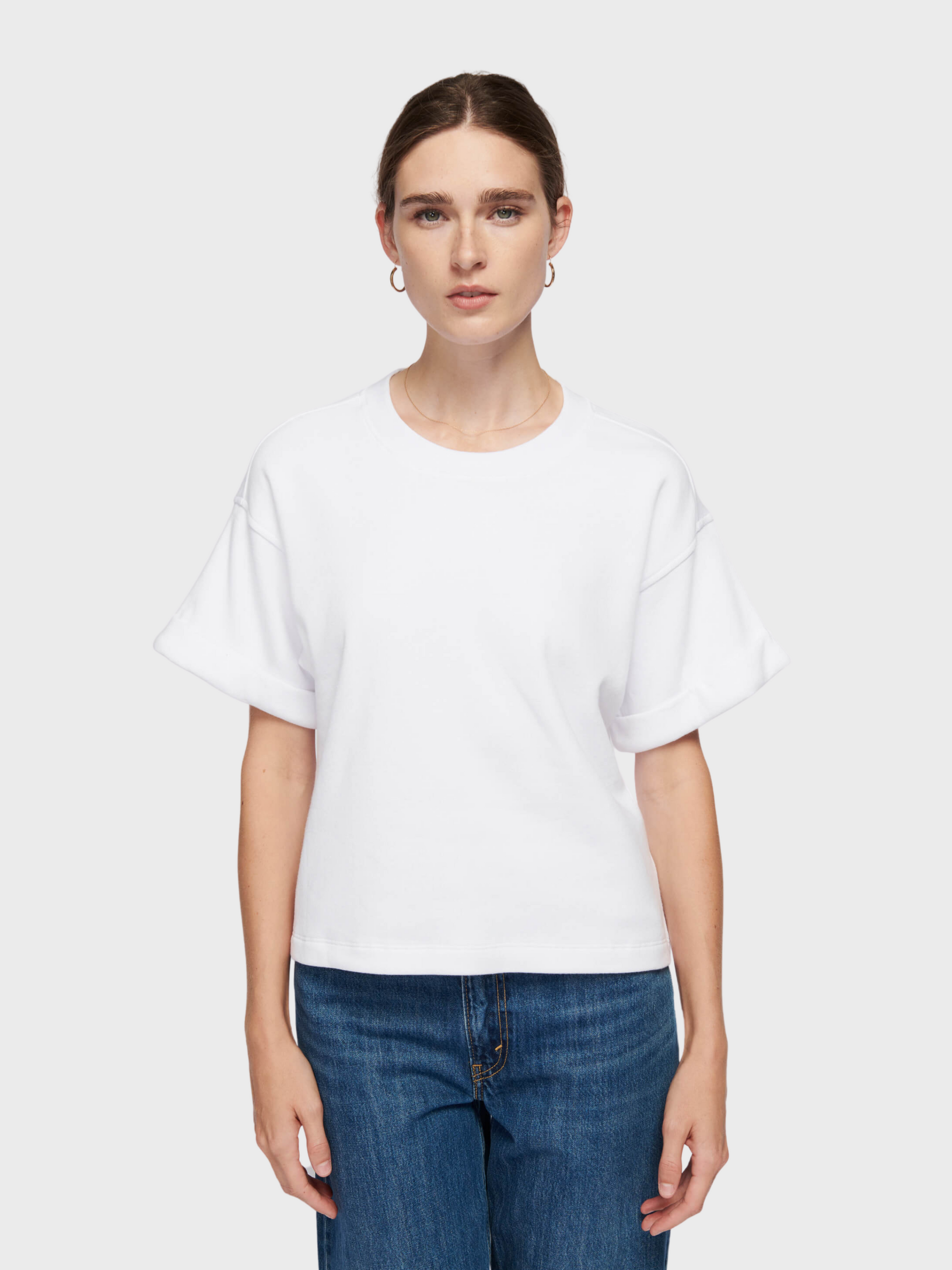 Nation Bane Sweatshirt Tee White-Sweatshirts-West of Woodward Boutique-Vancouver-Canada