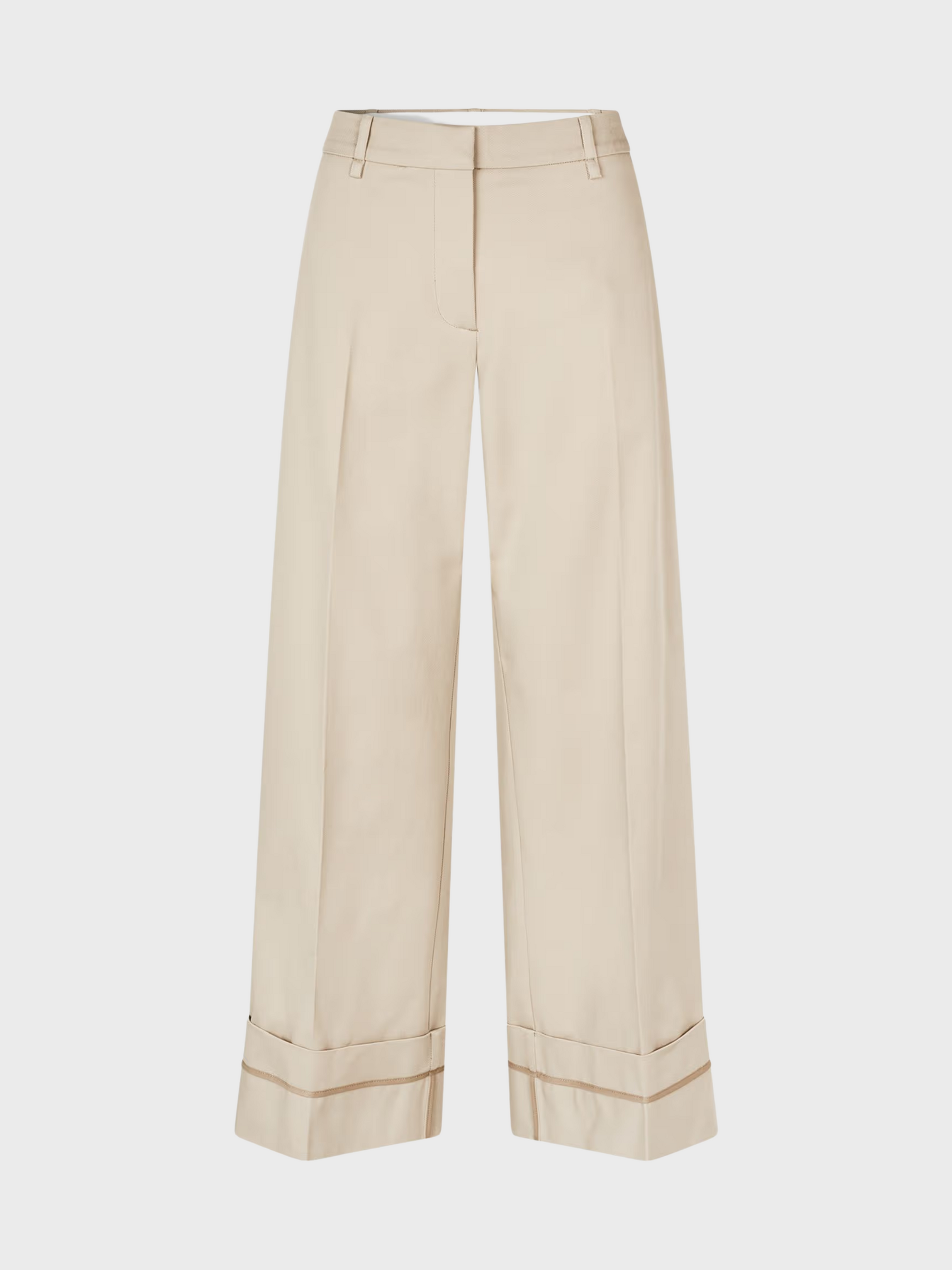 Samsoe Saesmella Trousers White Pepper-Pants-West of Woodward Boutique-Vancouver-Canada