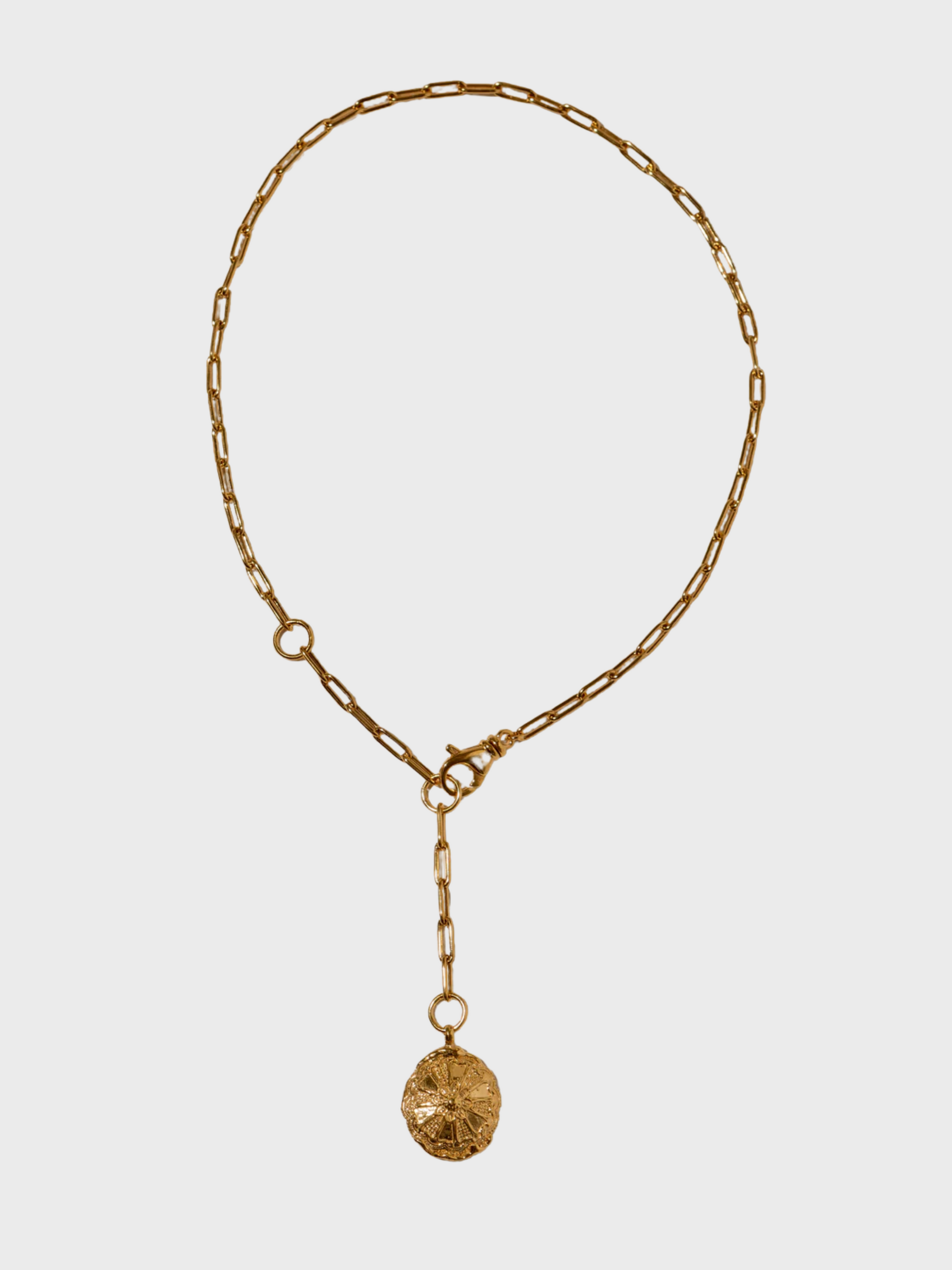 Pamela Card Trompe L'Oeil Necklace Gold Vermeil-Accessories-West of Woodward Boutique-Vancouver-Canada