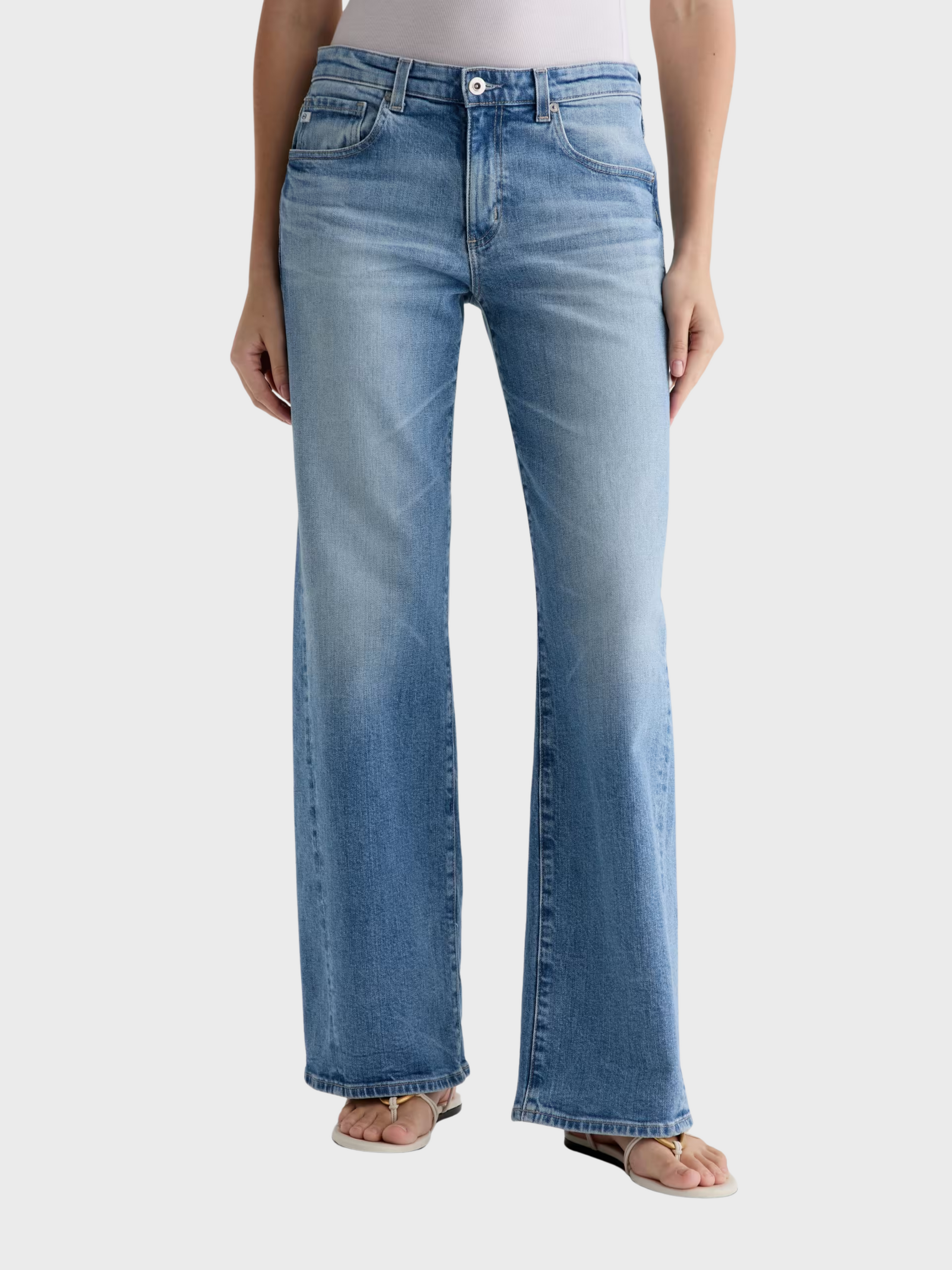 AG Adria Low Rise Twisted Denim Jeans Helios-Denim-West of Woodward Boutique-Vancouver-Canada