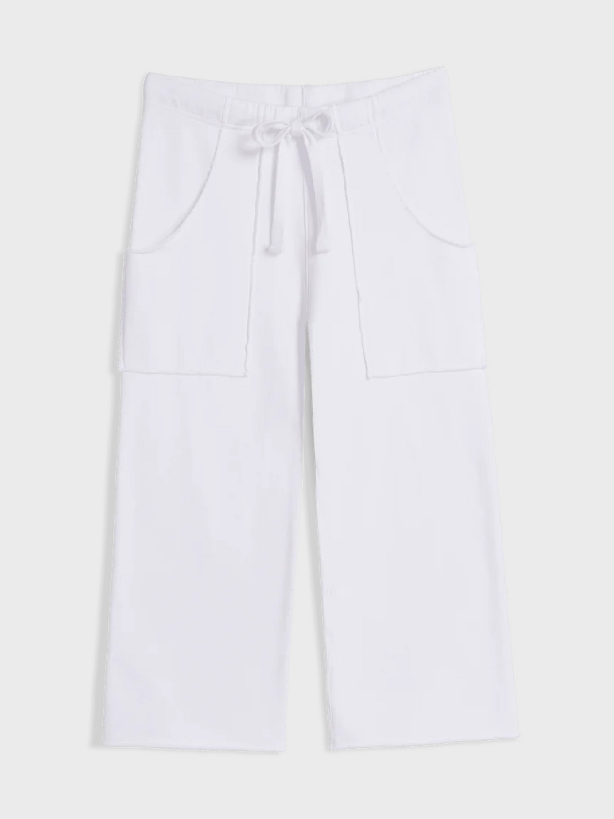 Frank & Eileen Penny Patch Pocket Sweatpant White-Sweatshirts-West of Woodward Boutique-Vancouver-Canada