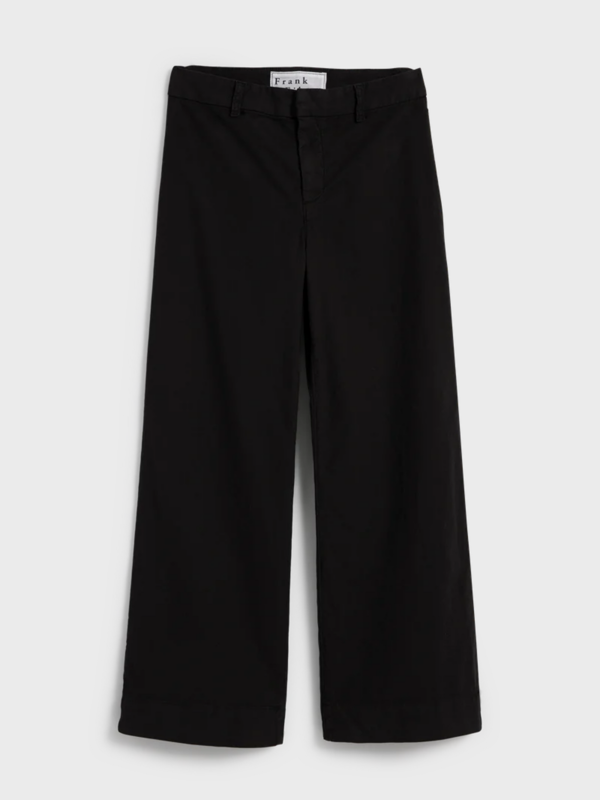 Frank & Eileen Wexford Utility Trouser Black Performance Linen-Pants-West of Woodward Boutique-Vancouver-Canada