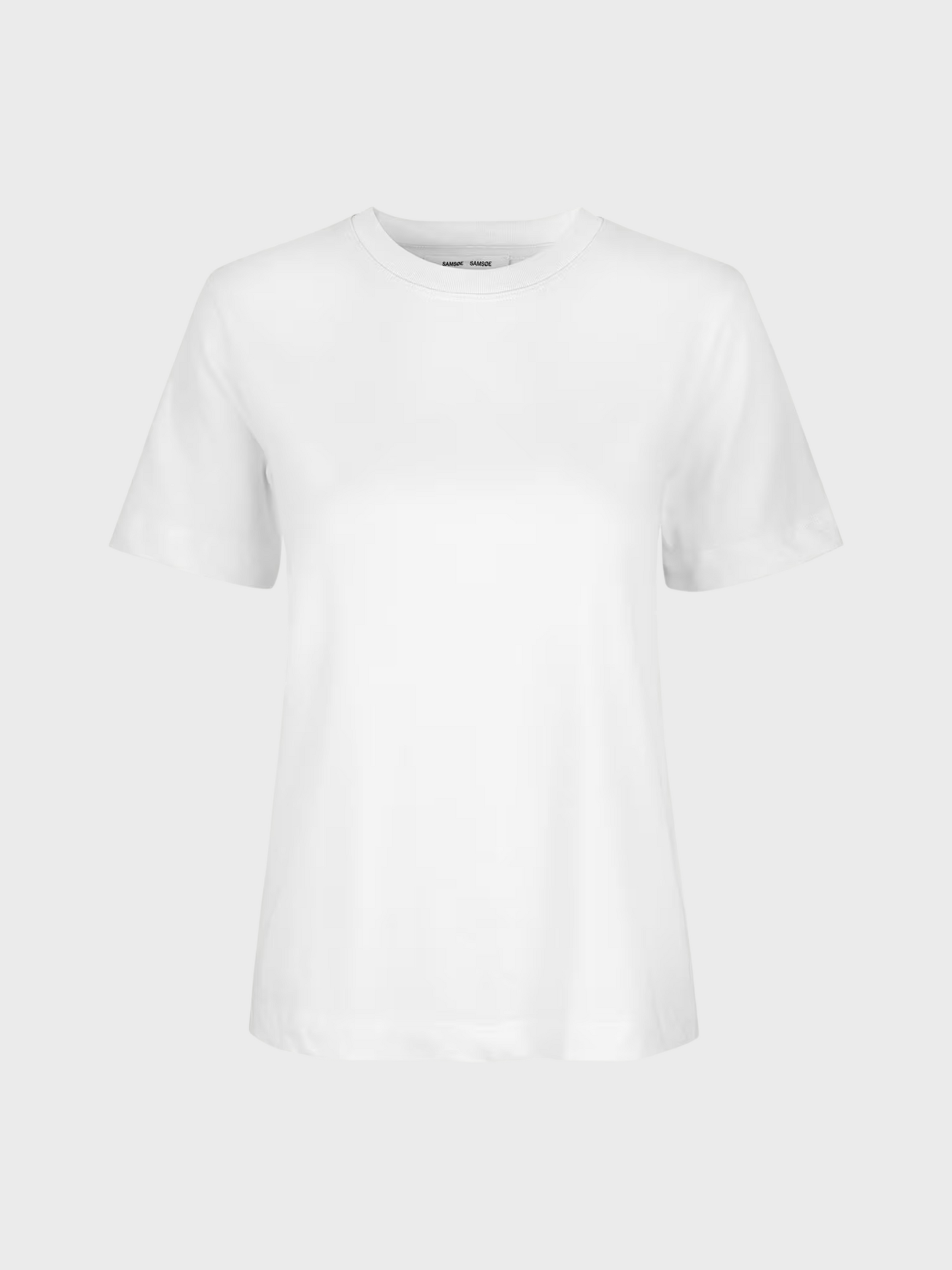 Samsoe Camino T-Shirt - White-T-Shirts-West of Woodward Boutique-Vancouver-Canada