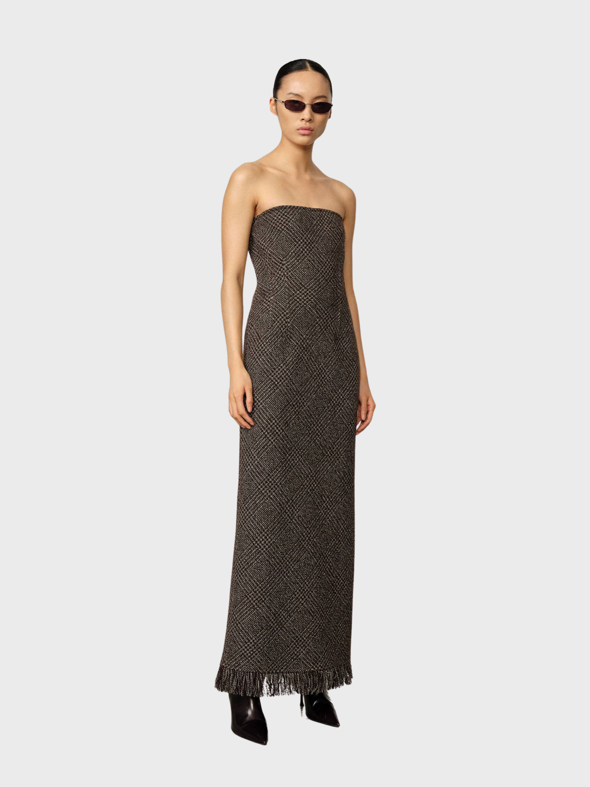 Herskind Adele Dress Checks-Dresses-West of Woodward Boutique-Vancouver-Canada